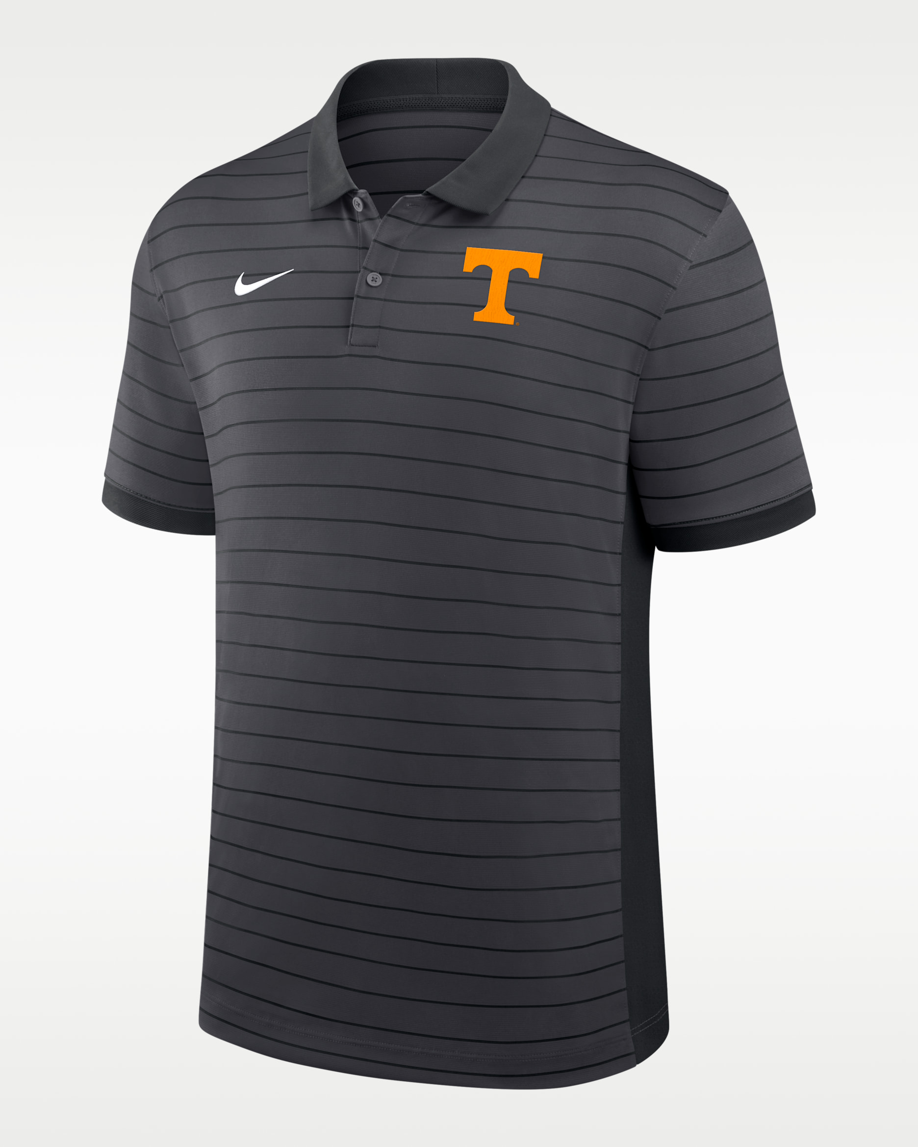 Tennessee Sideline Victory Stripe Men's Nike Dri-FIT College Polo - Grey