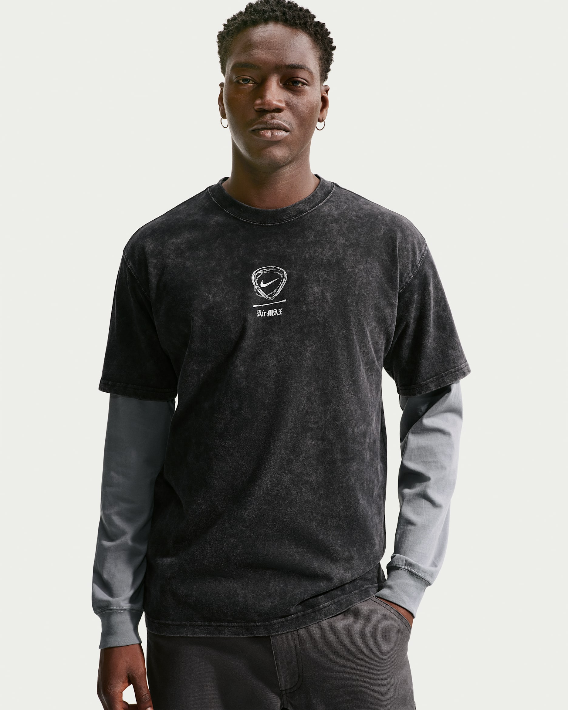 Nike Sportswear Men's T-Shirt - Black/White