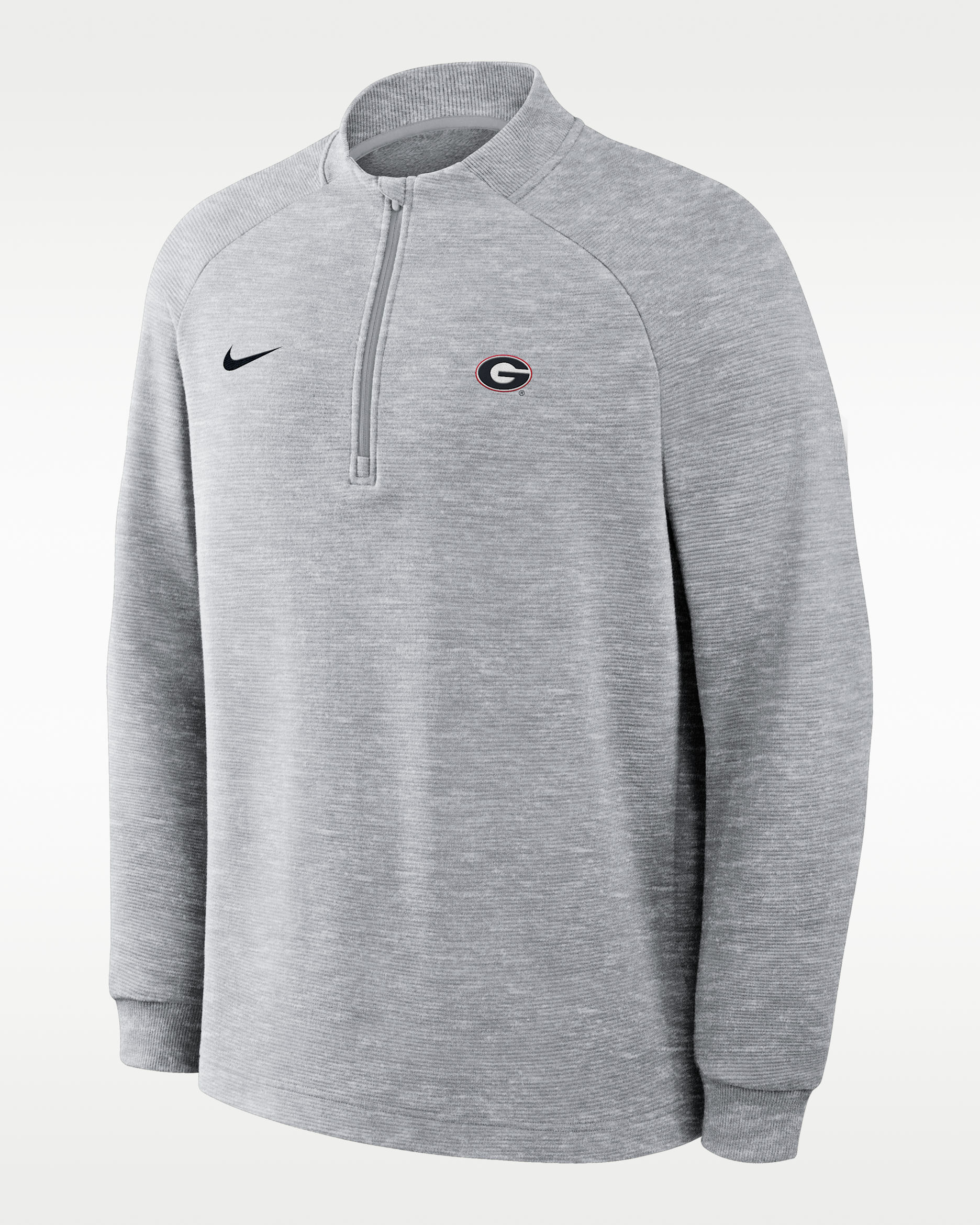 Georgia Par Men's Nike Therma-FIT College Half-Zip Pullover - Grey
