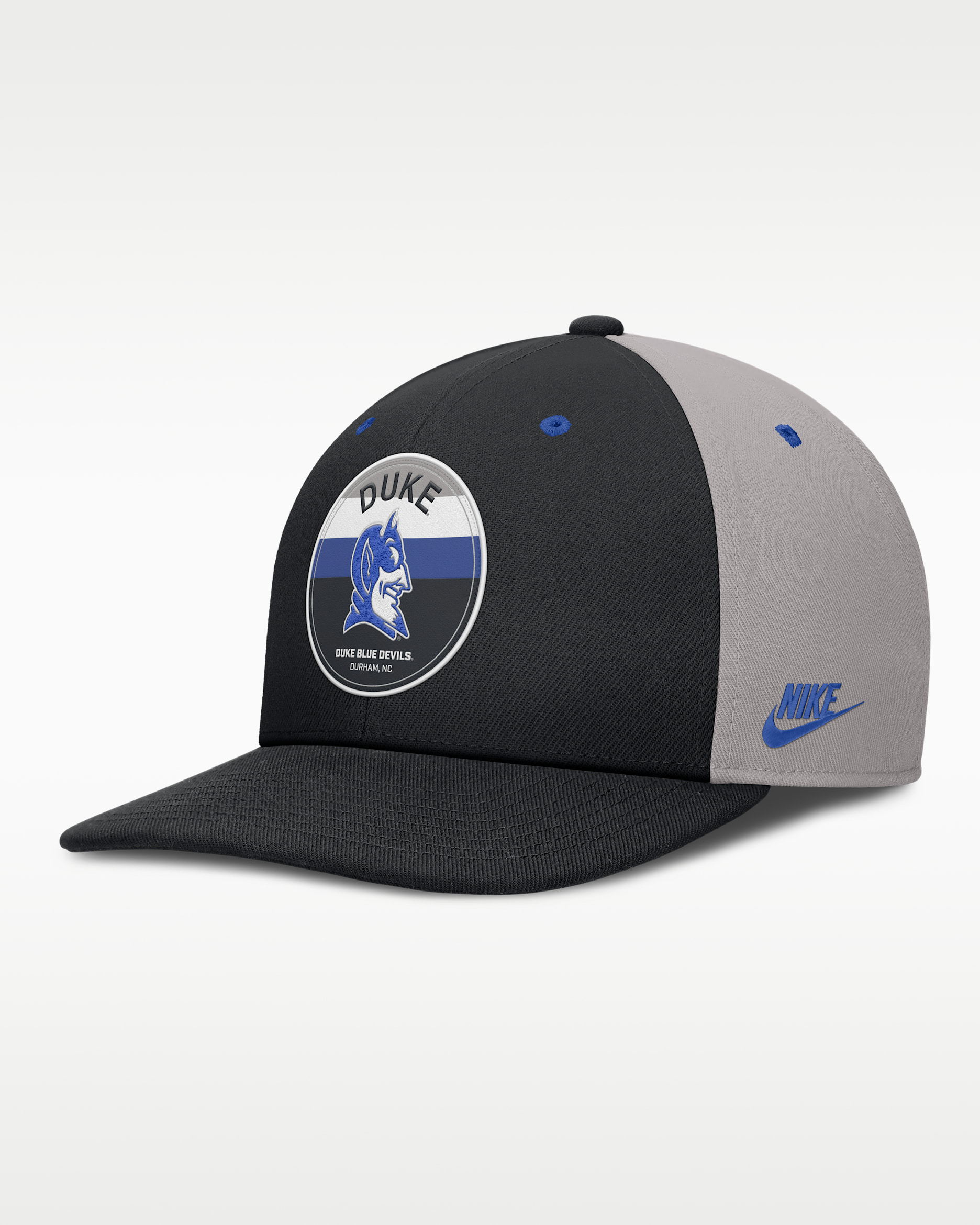 Duke Athletic Prep Pro Men's Nike Dri-FIT College Adjustable Hat - Black