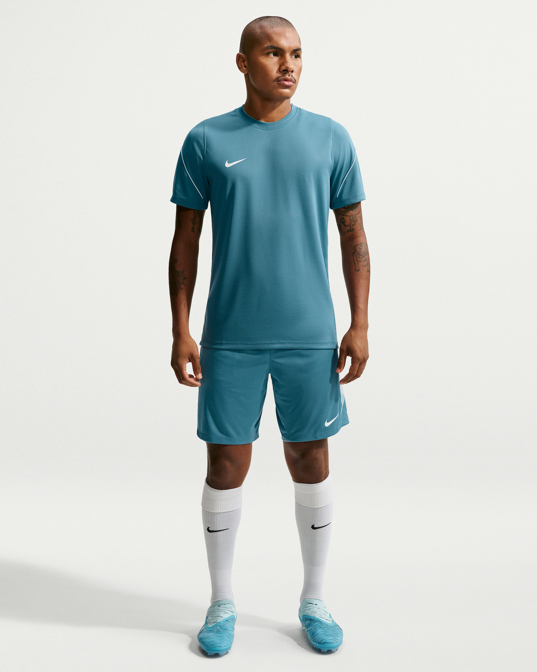 Nike Strike Men's Dri-FIT Soccer Shorts - Smokey Blue/Light Armory Blue/White/White