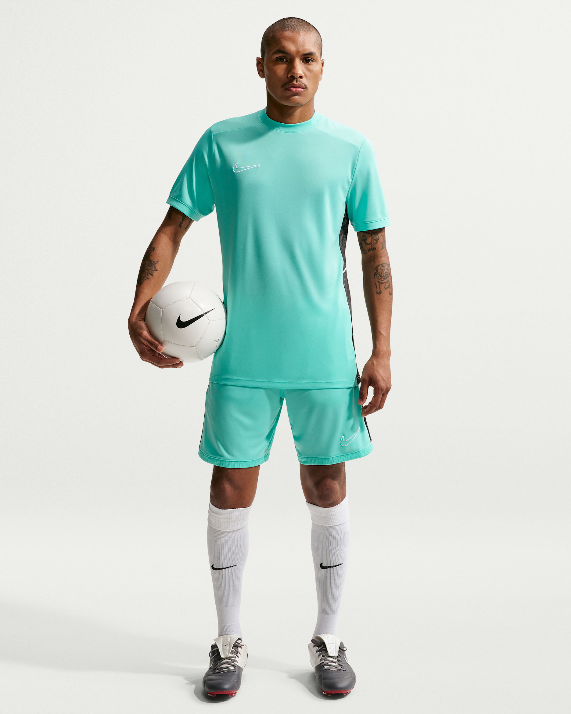Nike Academy Men's Nike Dri-FIT Football Shorts - Hyper Turquoise/Anthracite/White/White
