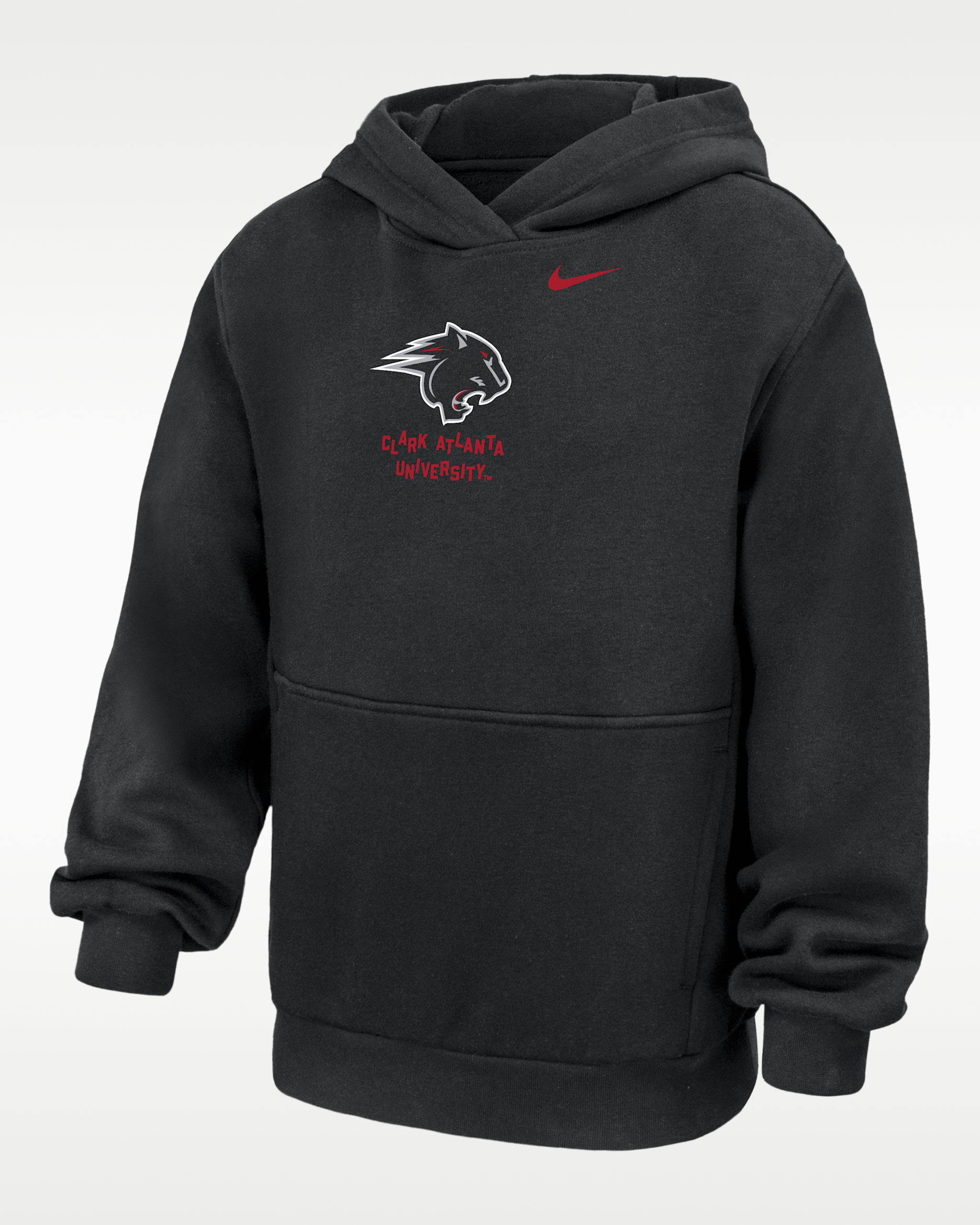Nike College (Clark Atlanta University) Big Kids' Club Fleece Hoodie - Black