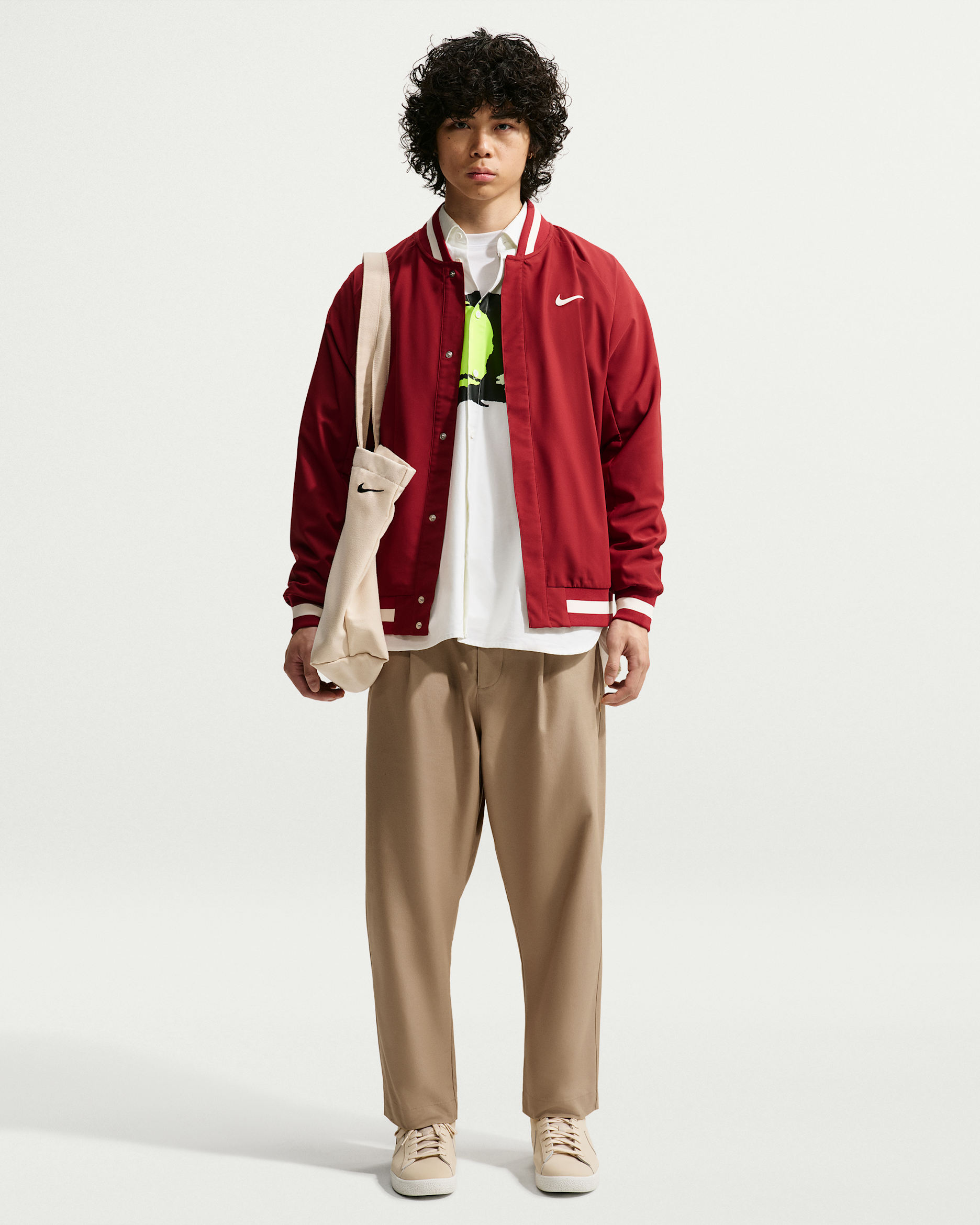Nike Club Rules Men's Pleated Pants - Parachute Beige/Parachute Beige