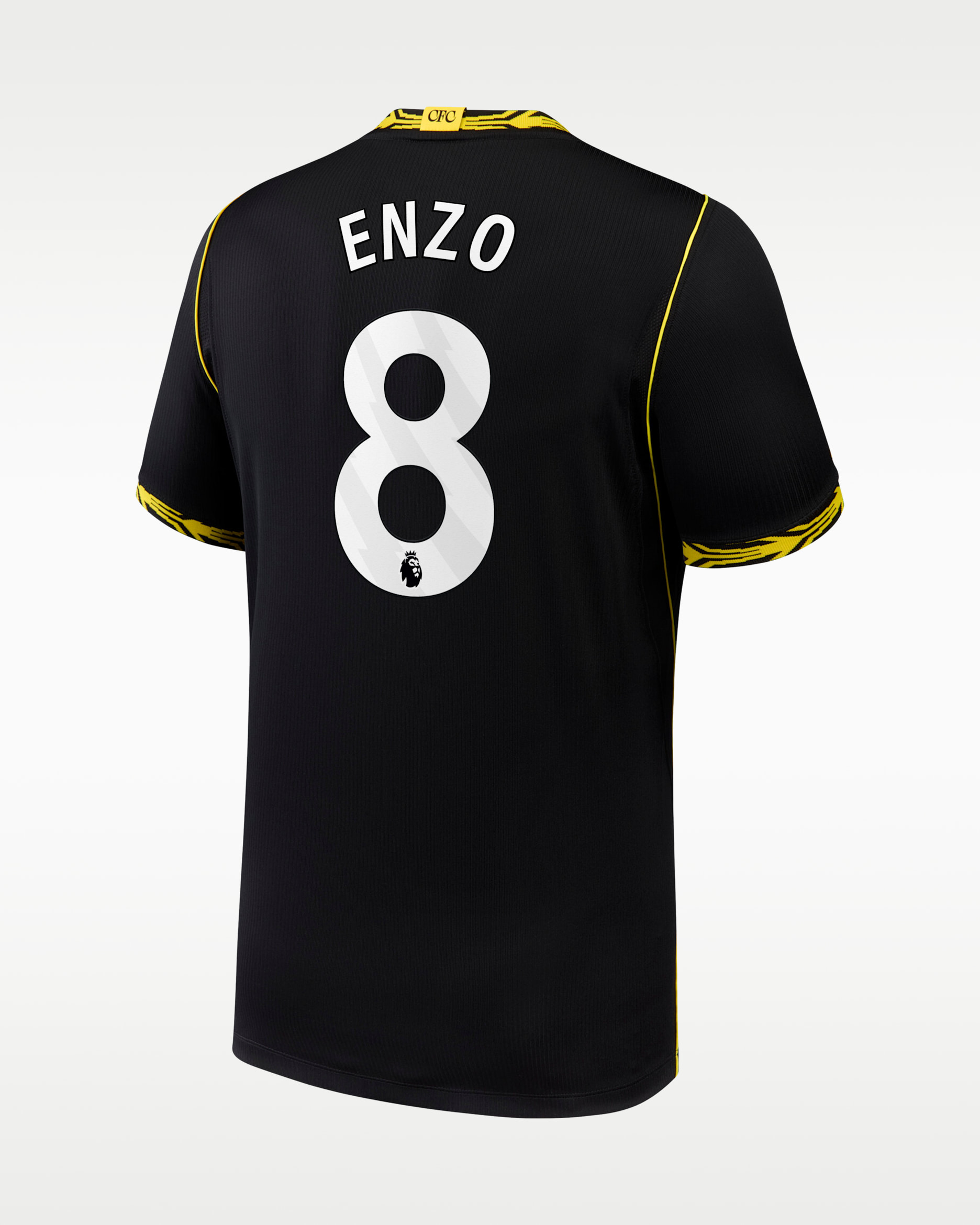 Enzo Fernández Chelsea 2026/27 Stadium Away Men's Nike Dri-FIT Soccer Jersey - Black