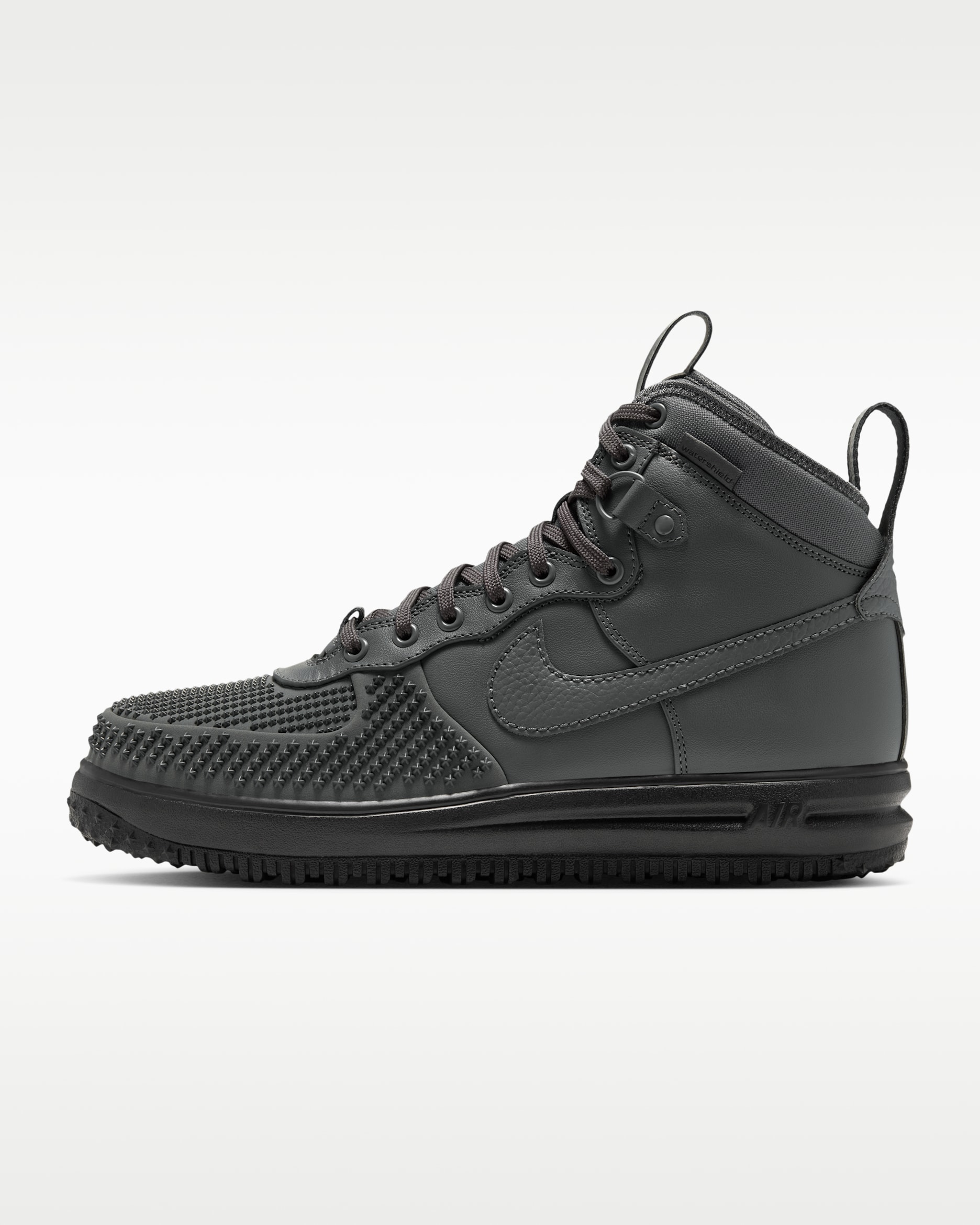 Nike Lunar Force 1 Men's Winterized Duckboots - Iron Grey/Black/Iron Grey