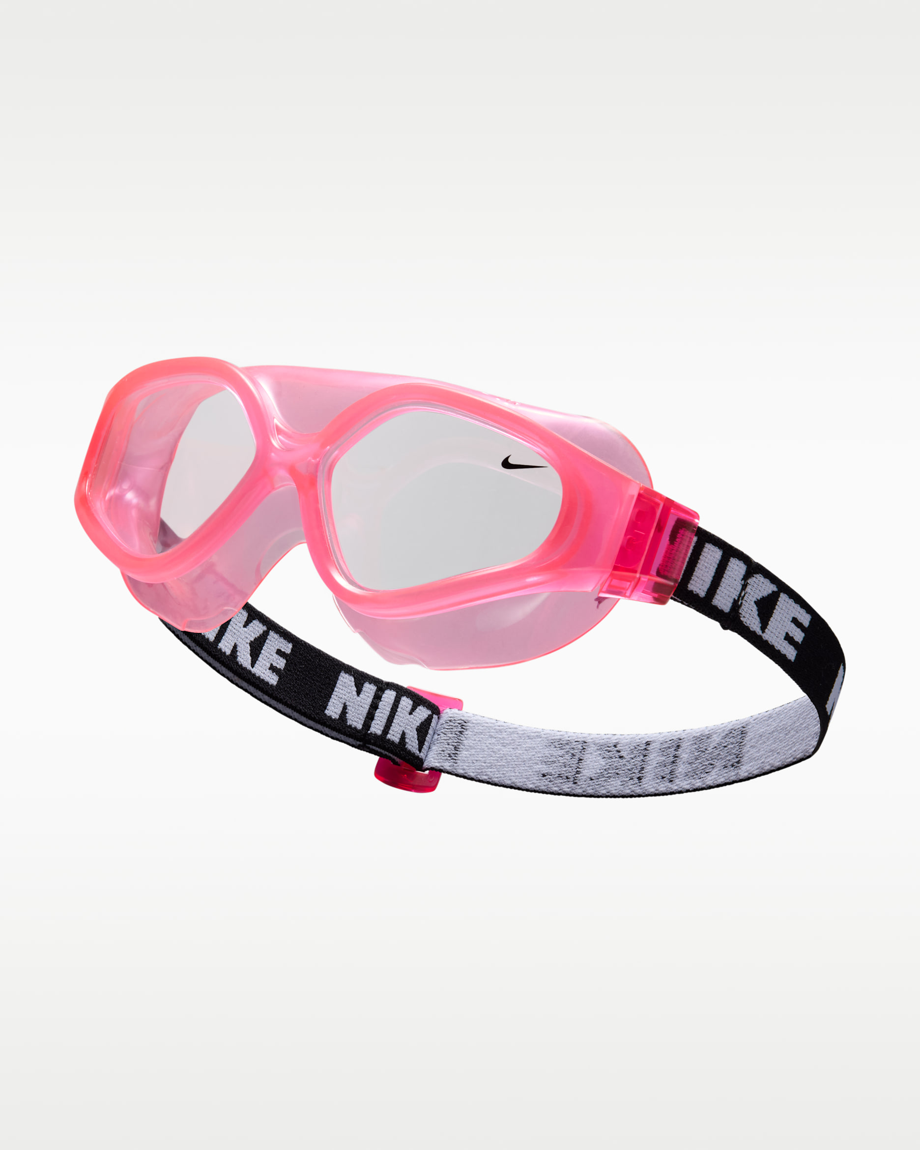 Goggles tipo máscara de natación para niños talla grande Nike Swim Expanse - Hiperrosa/Negro/Blanco/Blanco