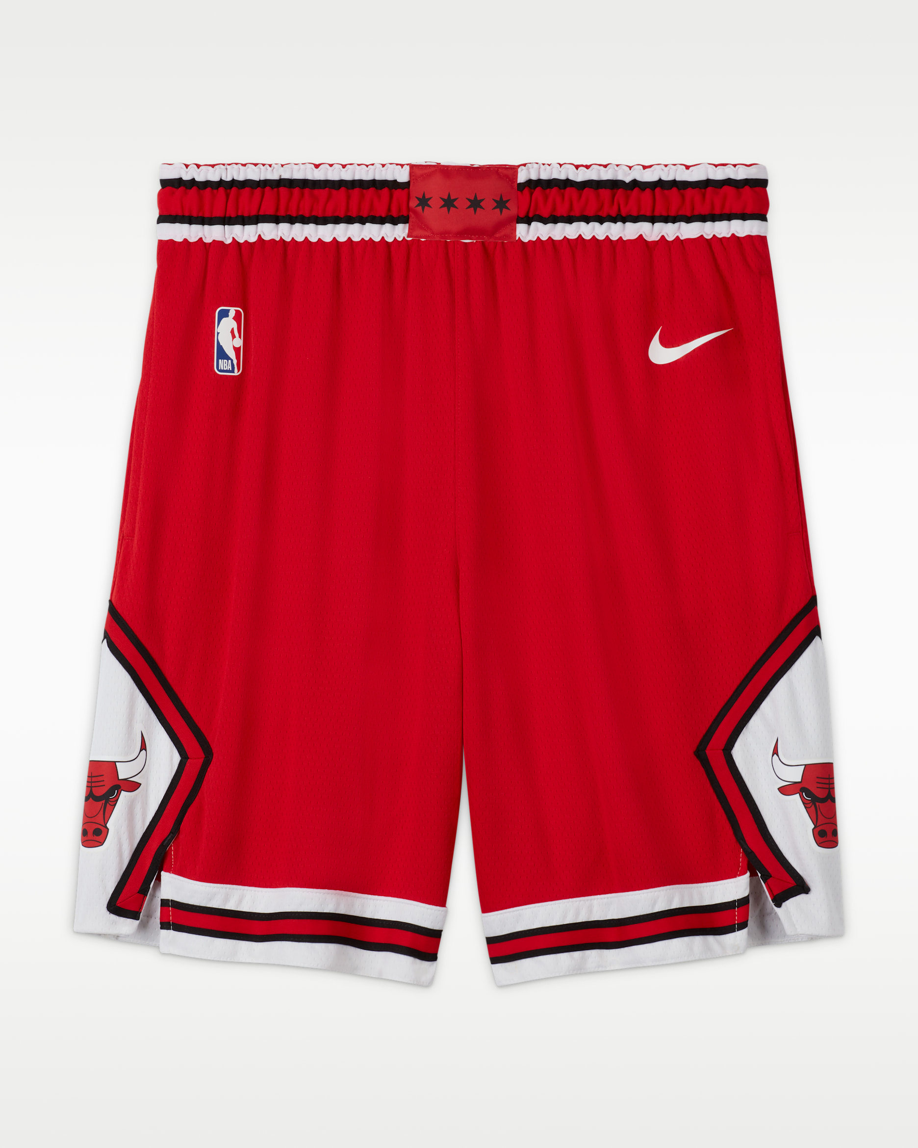 Short Nike NBA Swingman Chicago Bulls Icon Edition pour Homme - University Red/Blanc/Blanc