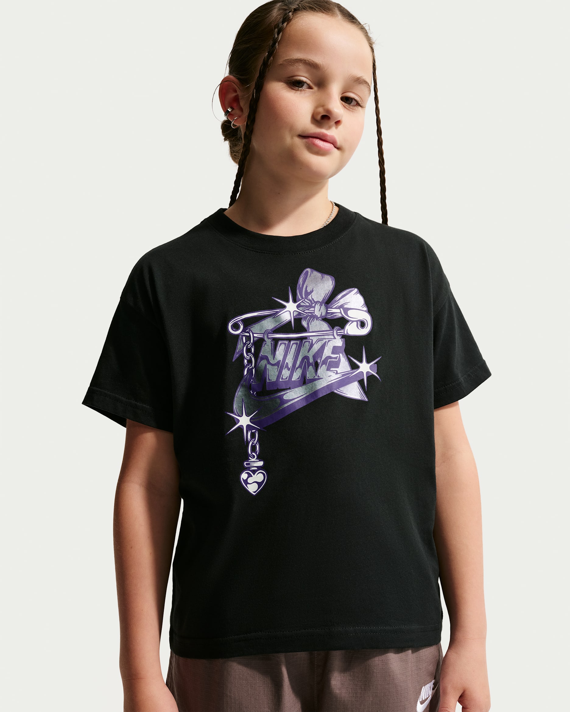 Nike Sportswear T-Shirt (ältere Kinder, Mädchen) - Schwarz