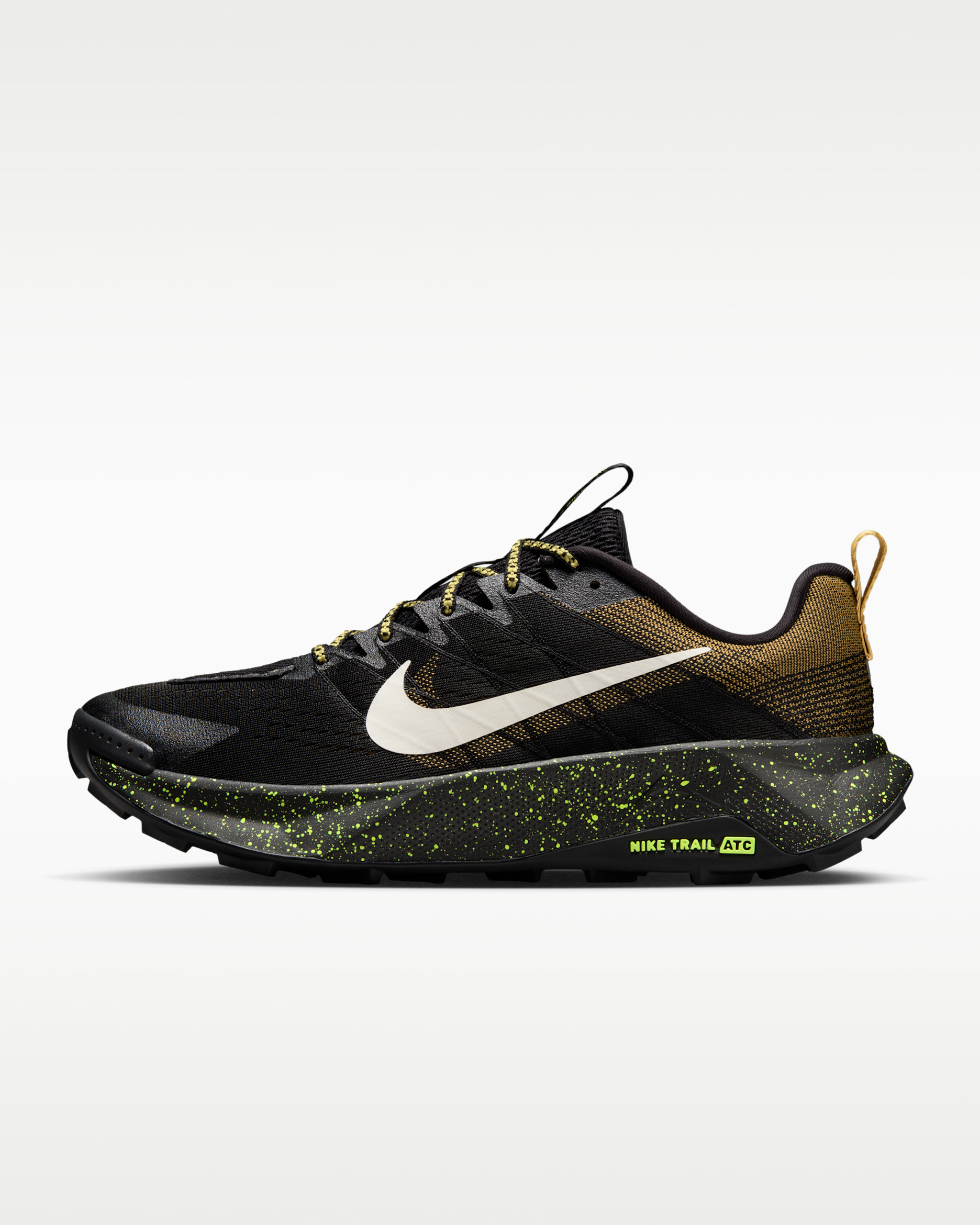 Nike Wildhorse 10 Traillaufschuh (Herren) - Schwarz/Peat Moss/Volt Ice/Phantom
