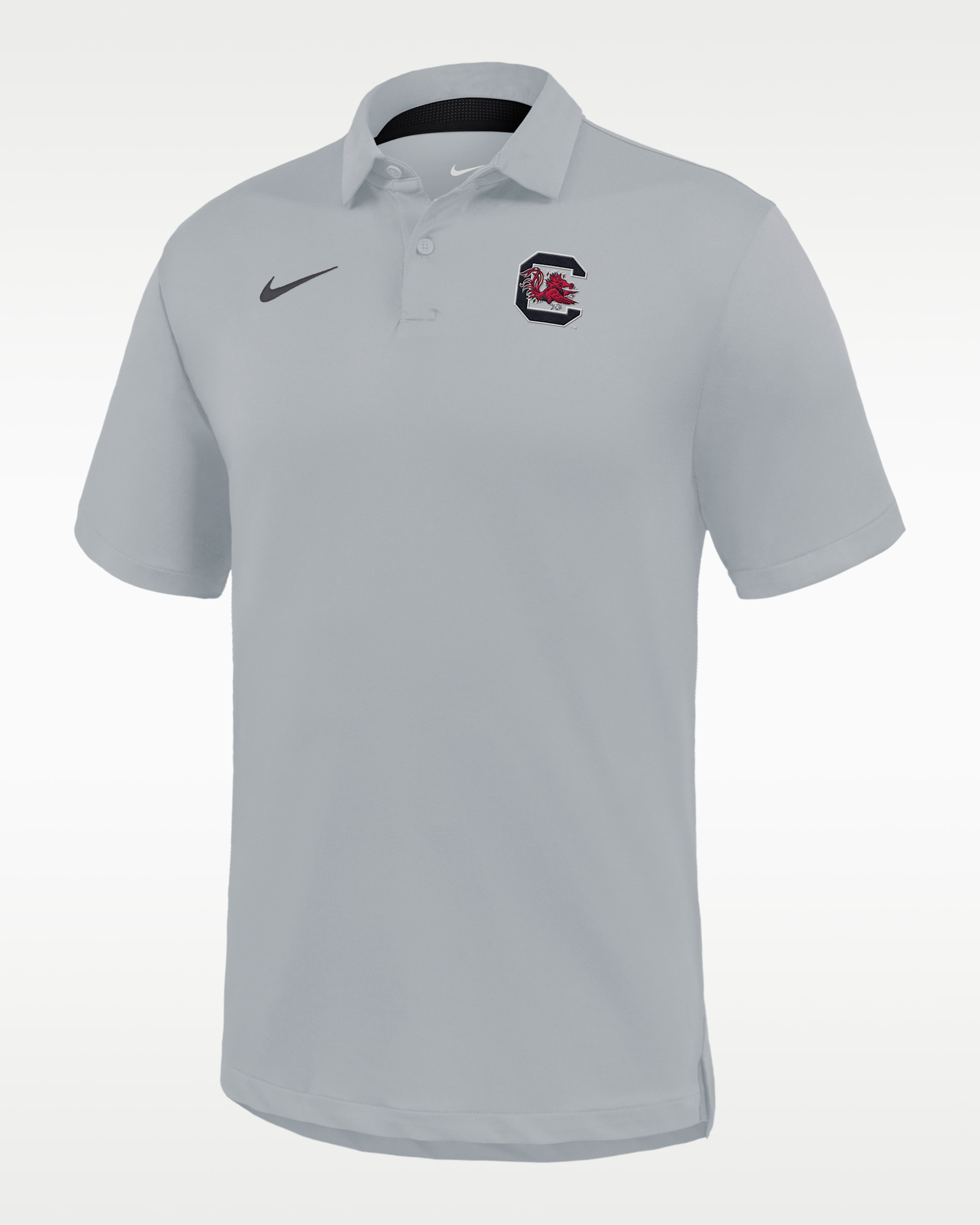 South Carolina Tour Men's Nike Dri-FIT College Polo - Light Smoke Grey