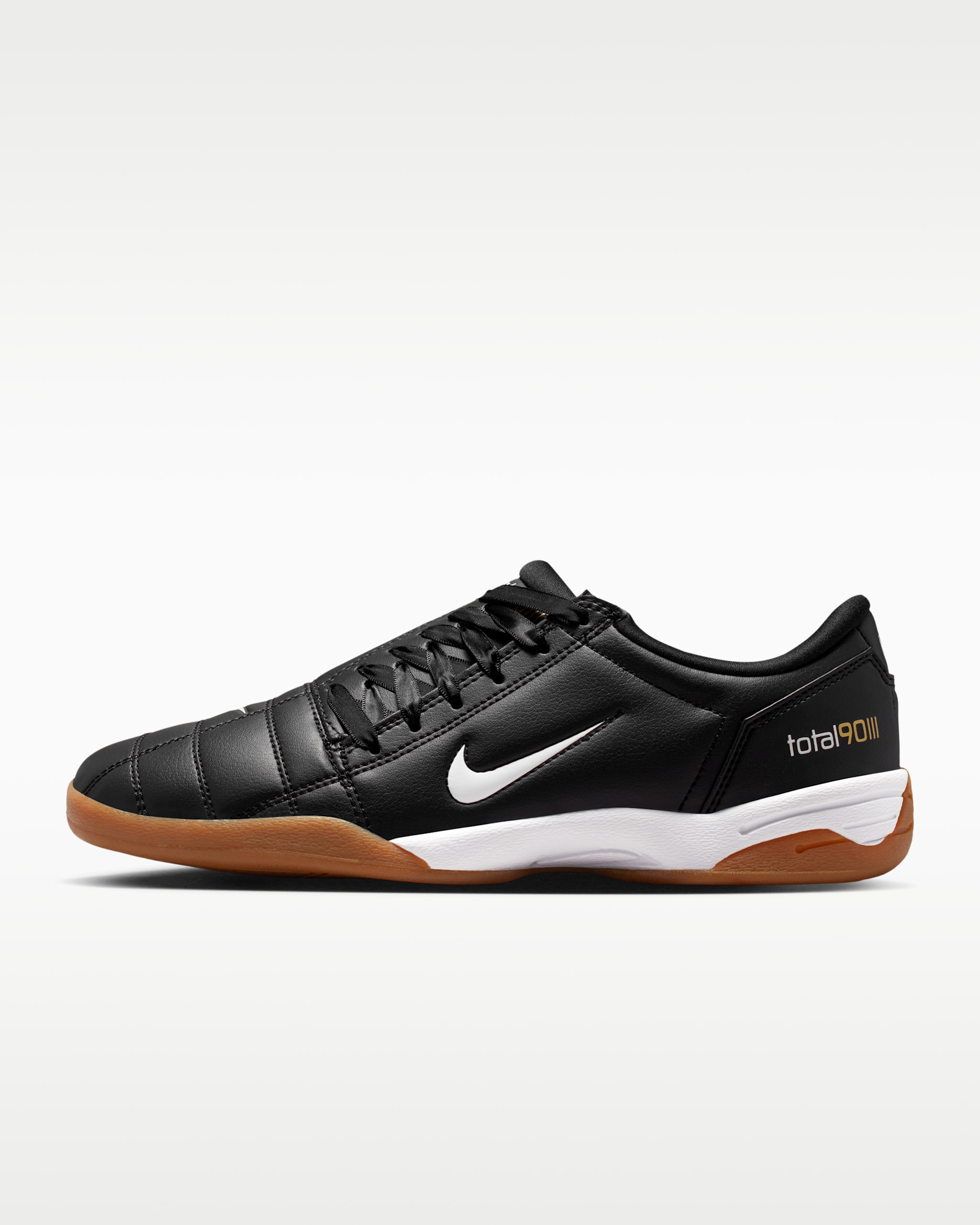 Tenis para mujer Nike Total 90 - Negro/Marrón medio goma/Oro metalizado/Blanco