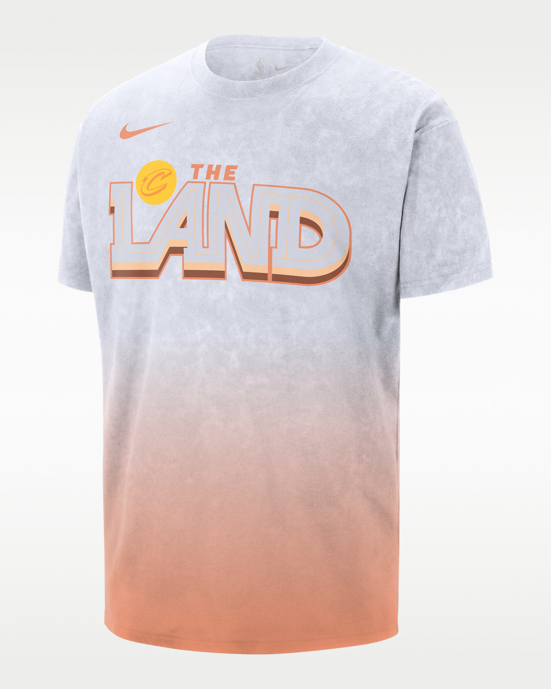 Playera Nike de la NBA Max90 para hombre Cleveland Cavaliers Essential City Edition - Blanco
