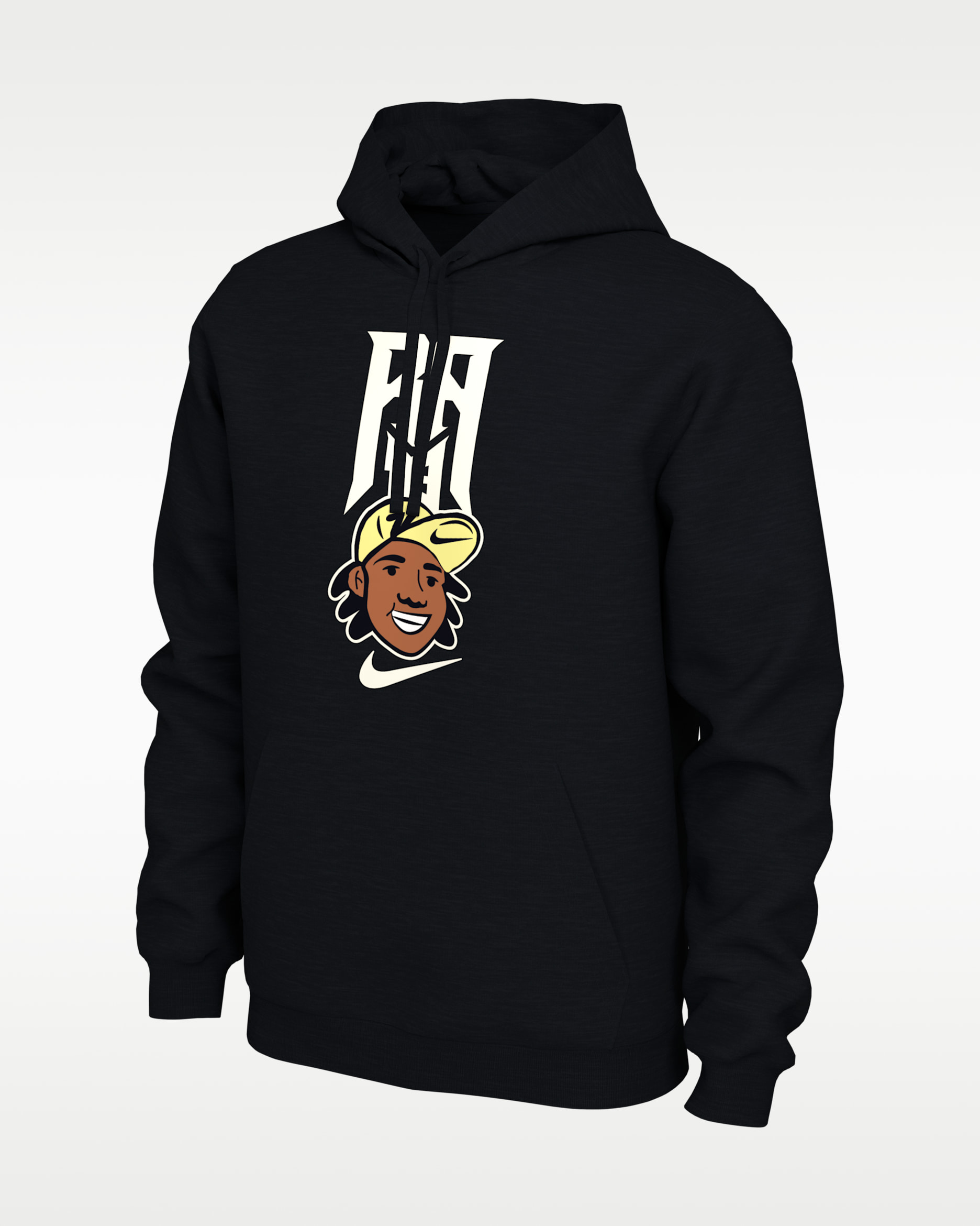 Nike Sportswear "Ronald Acuña Jr." Men's Fleece Pullover Hoodie - Black