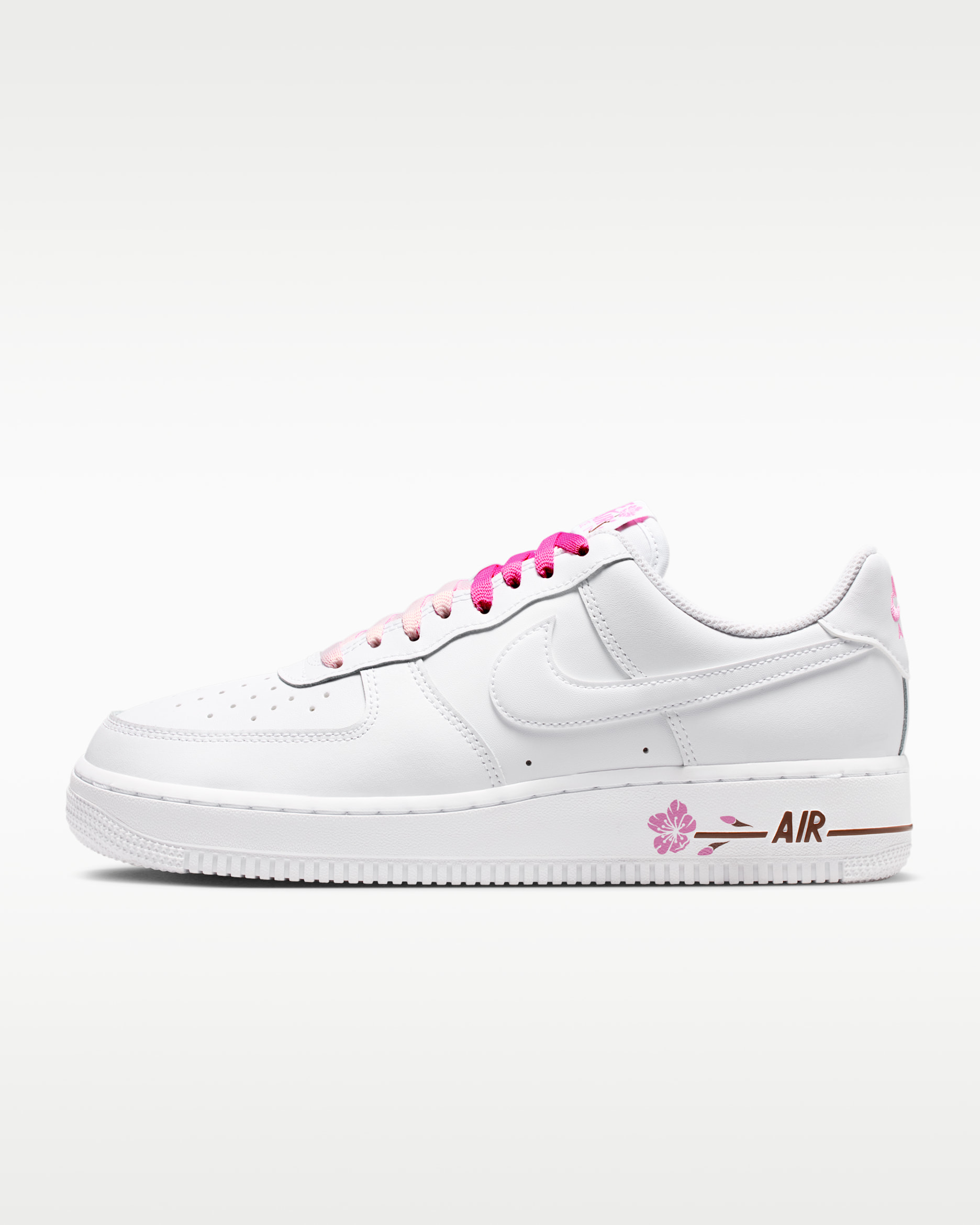Nike Air Force 1 '07 SE Women's Shoes - White/Playful Pink/Fauna Brown/White