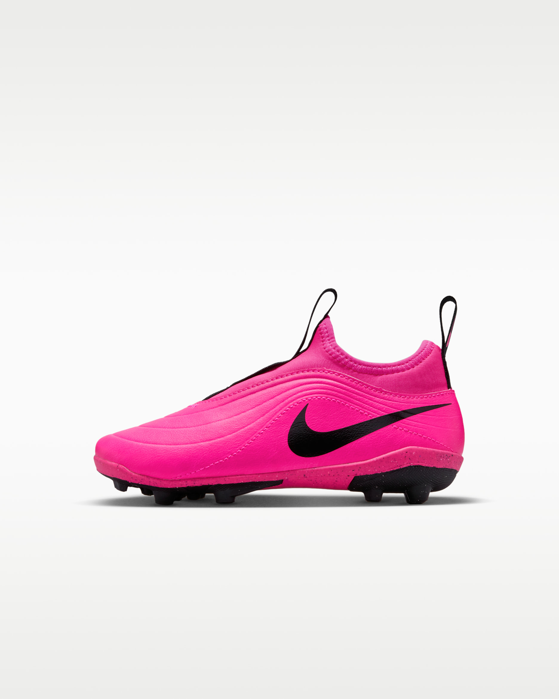 Chaussure de foot basse à crampons MG Nike Jr. Tiempo Maestro Club - Pink Blast/Noir