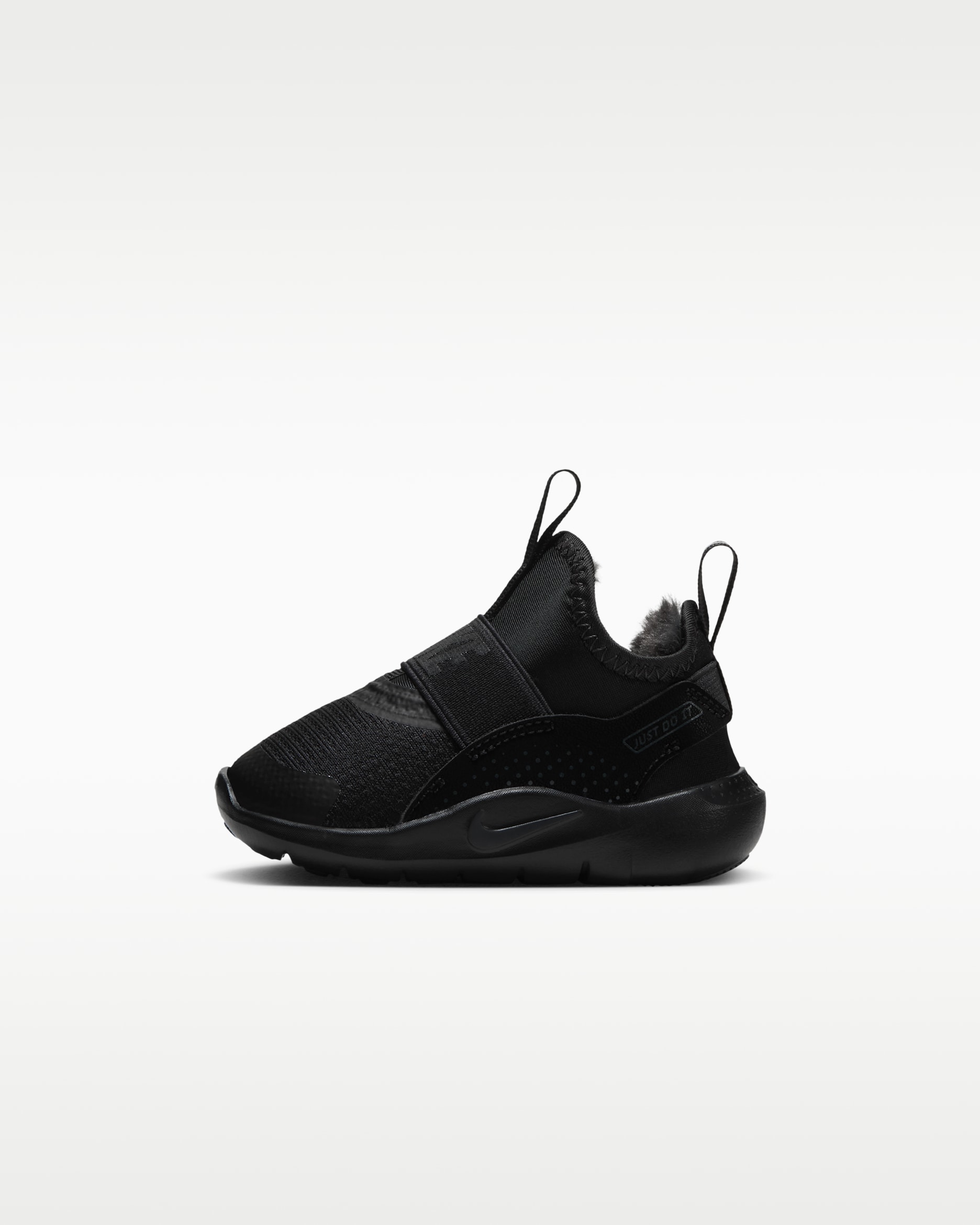 Nike Flex Runner Warm Baby & Toddler Shoes - Black/Black/Dark Smoke Grey
