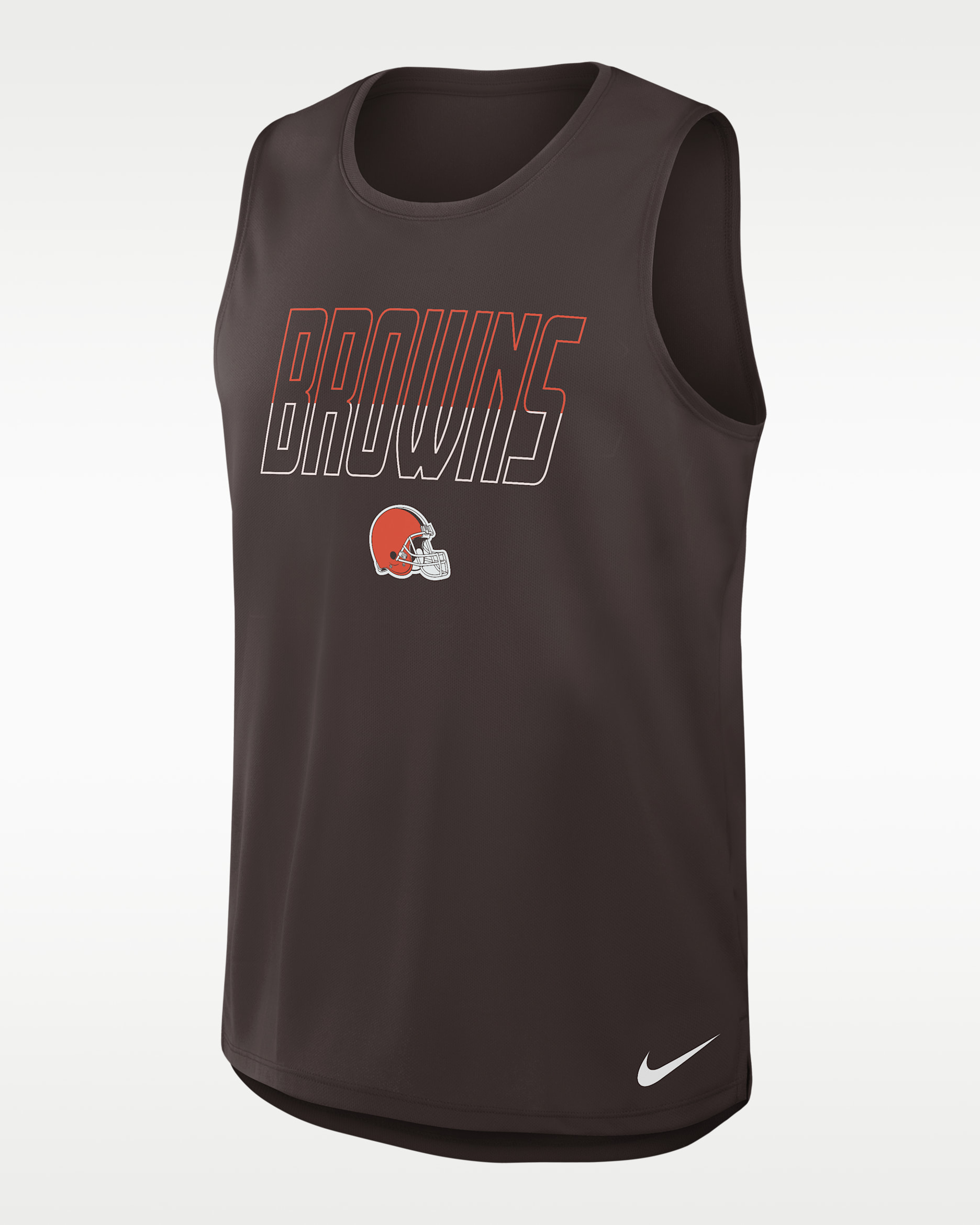 Cleveland Browns Men's Nike Dri-FIT NFL Tank Top - Brown