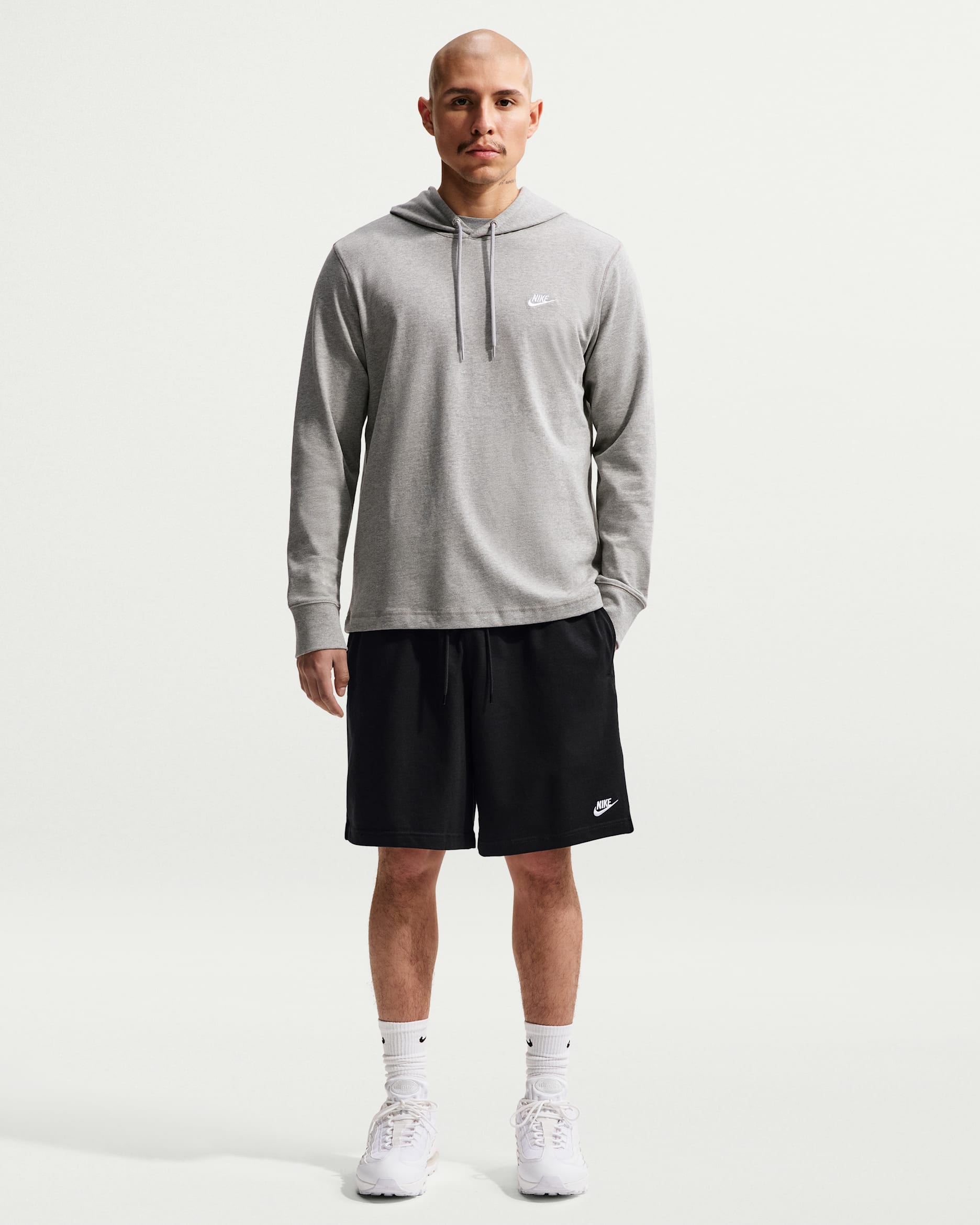Nike Club Men's Knit Shorts - Black/White