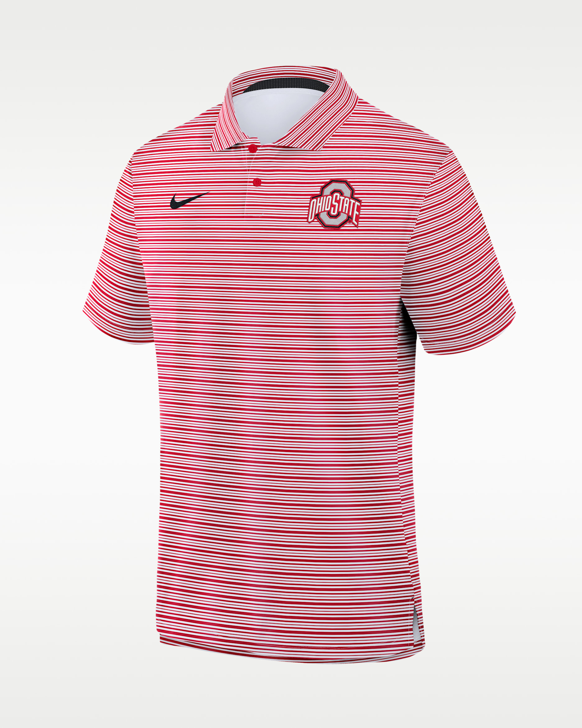 Ohio State Primetime Men's Nike Dri-FIT College Polo - Scarlet/White