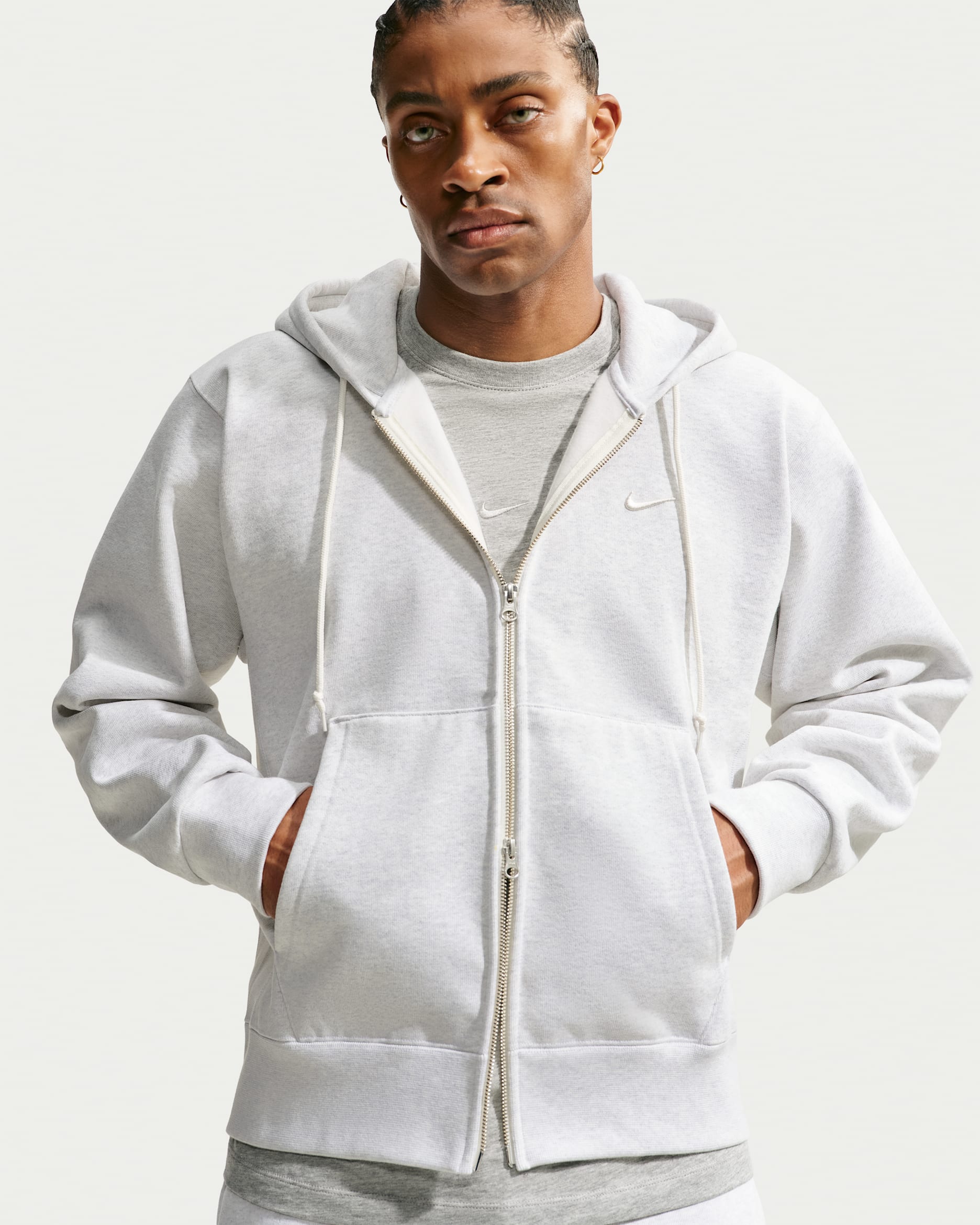 Nike Energy Men's Full-Zip Hoodie - Birch Heather