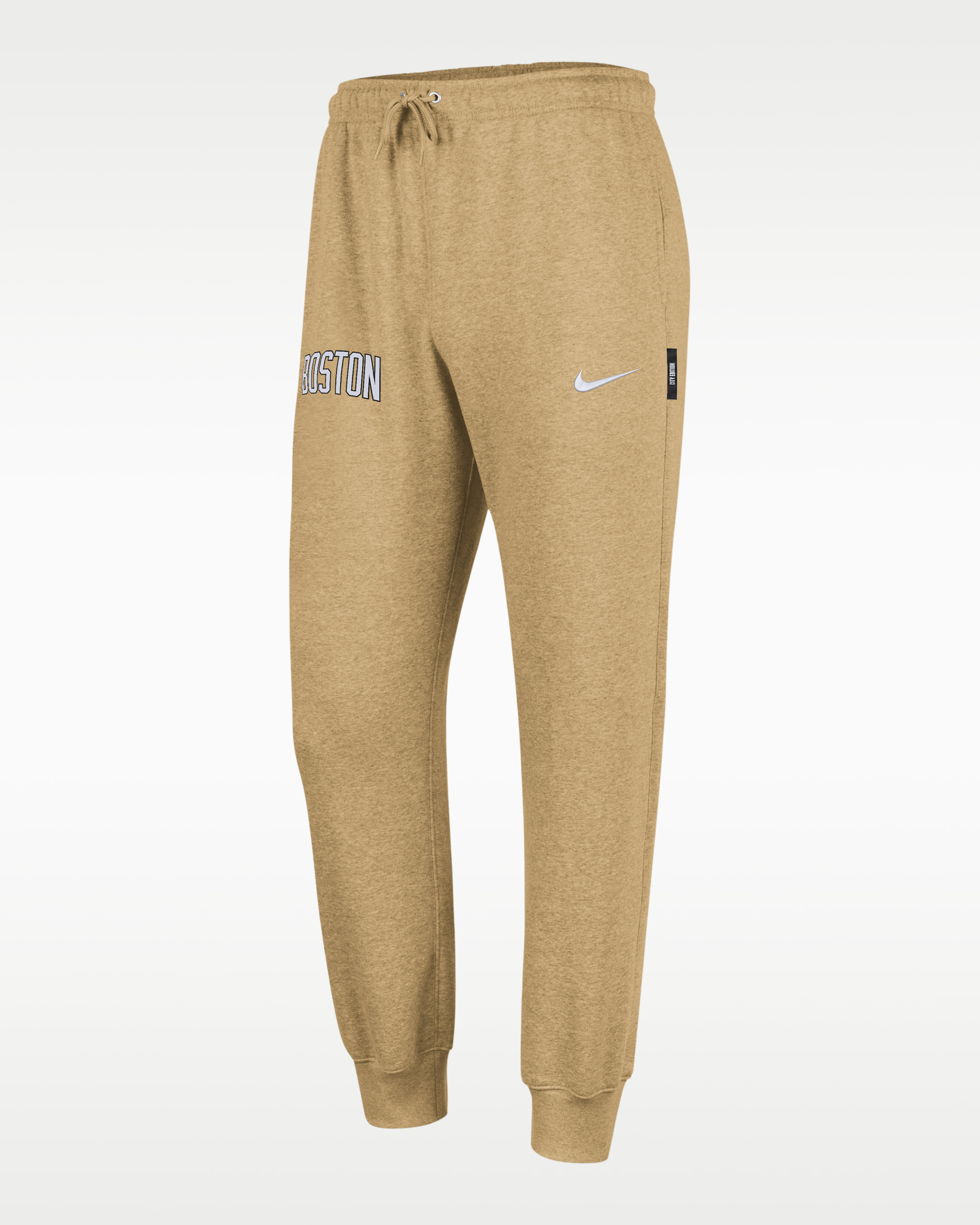 Boston Celtics City Edition Men's Nike NBA Club Fleece Jogger - Club Gold