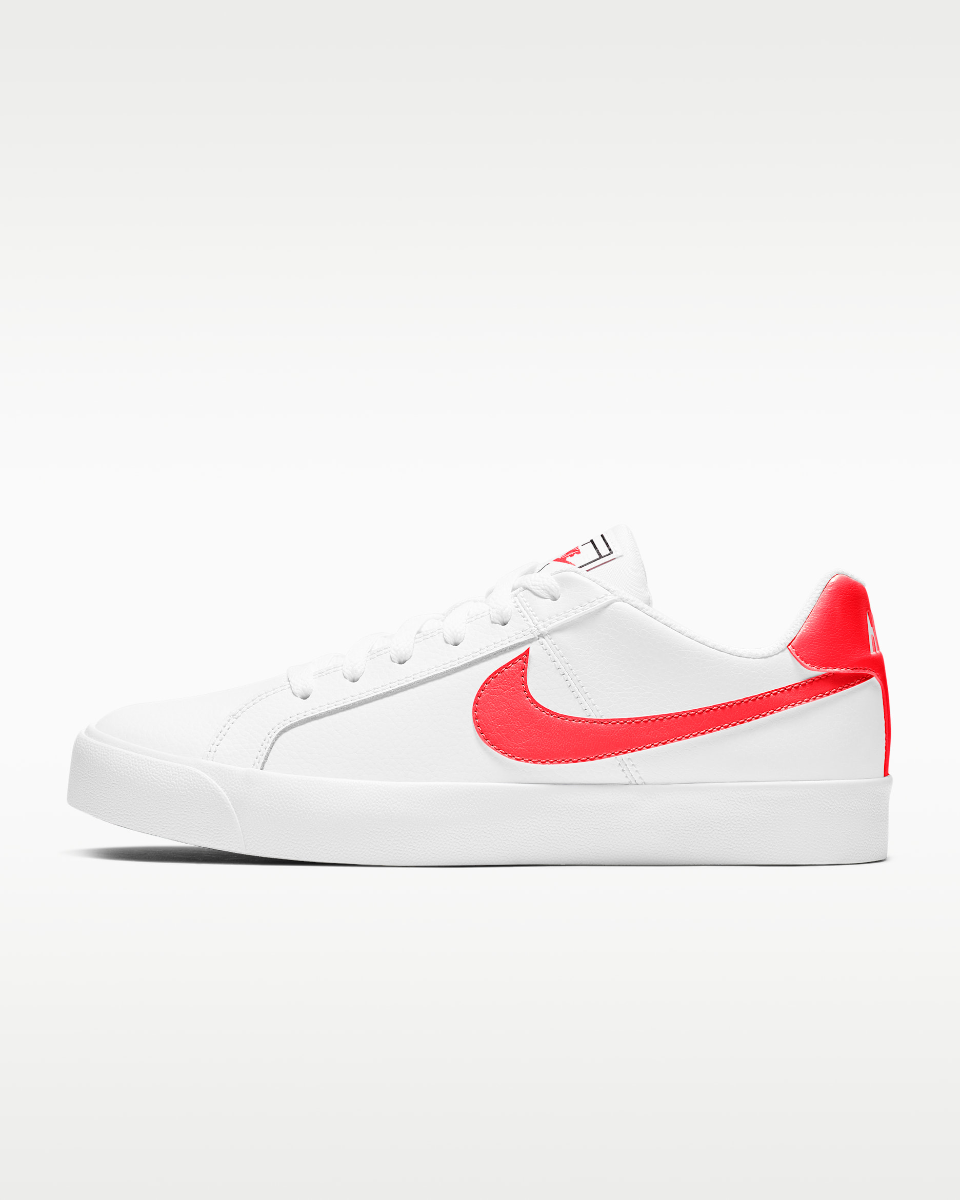 Nike Court Royale AC Women's Shoes - White/Gum Light Brown/Flash Crimson