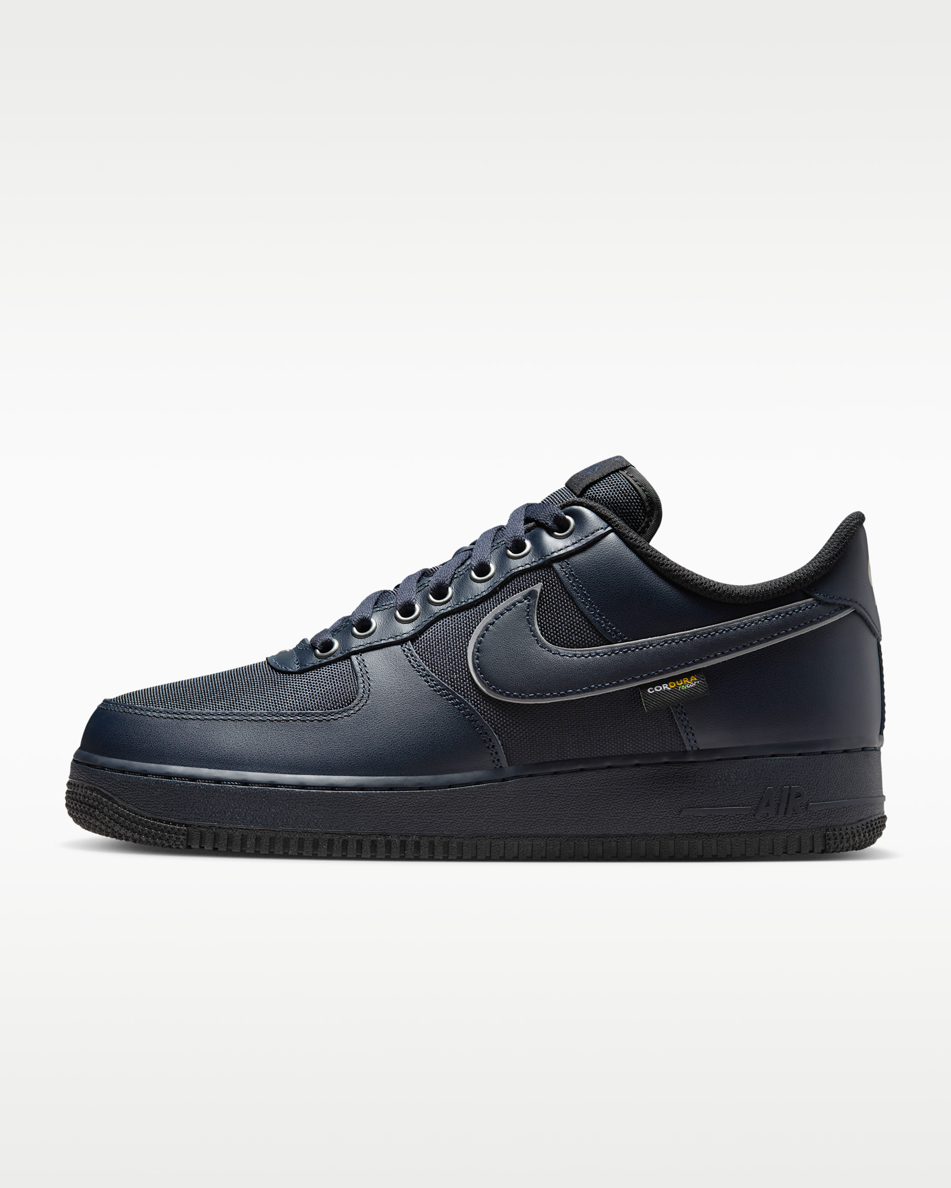 나이키 에어 포스 1 '07 LV8 남성 신발 - 다크 옵시디언/블랙/메탈릭 실버/다크 옵시디언