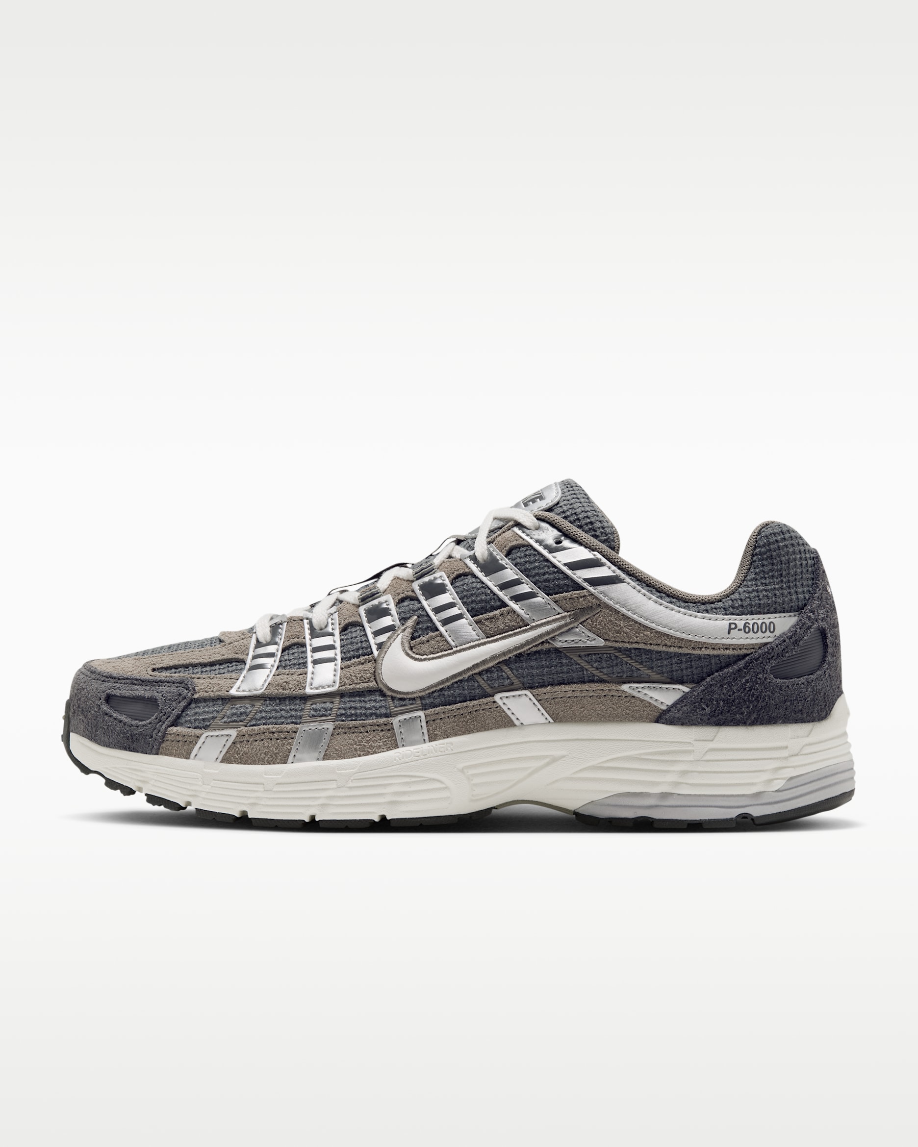 Nike P-6000 Men's Shoes - Iron Grey/Light Army/Metallic Silver/Sail