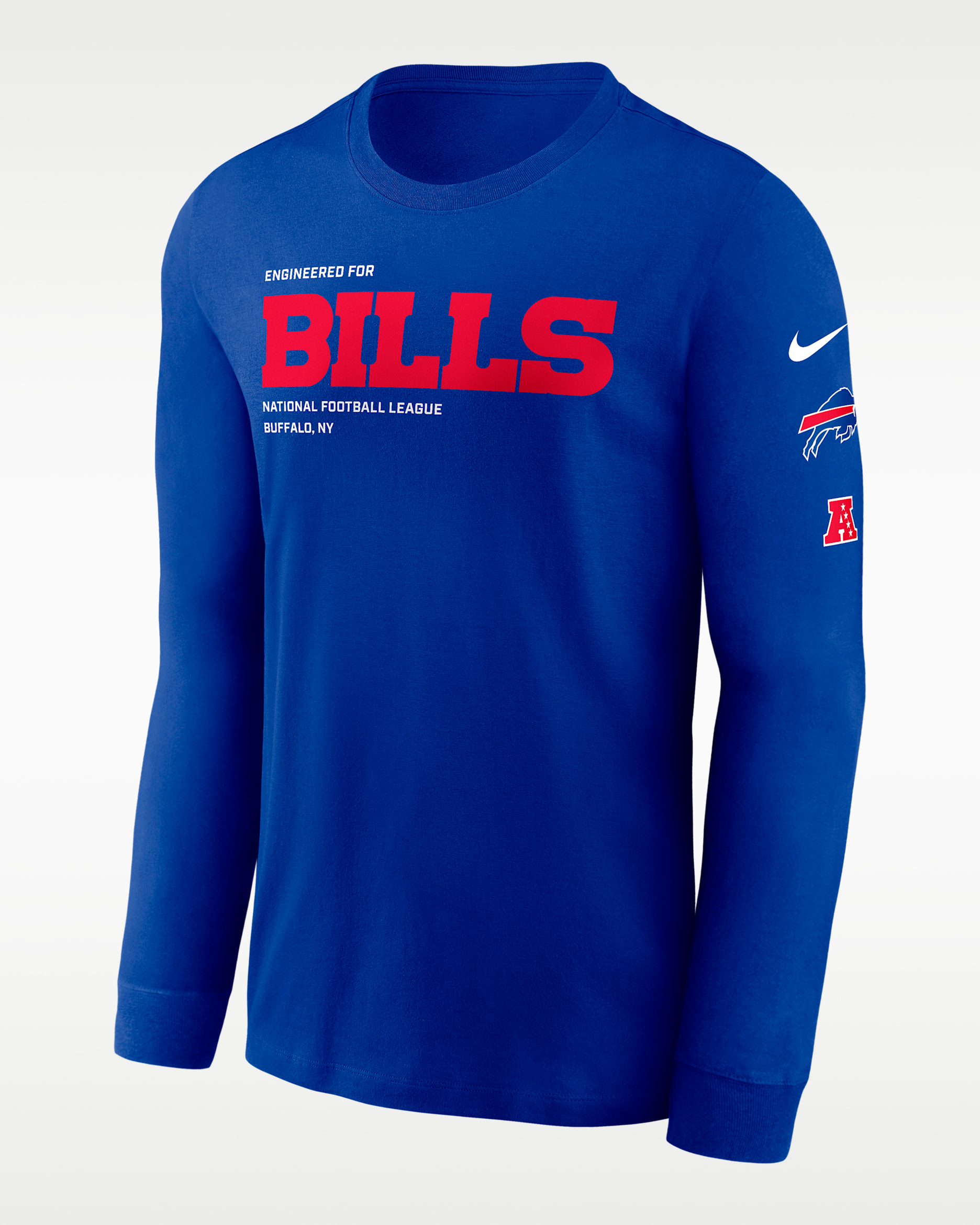Buffalo Bills Play To Win Essential Men's Nike NFL Long-Sleeve T-Shirt - Royal