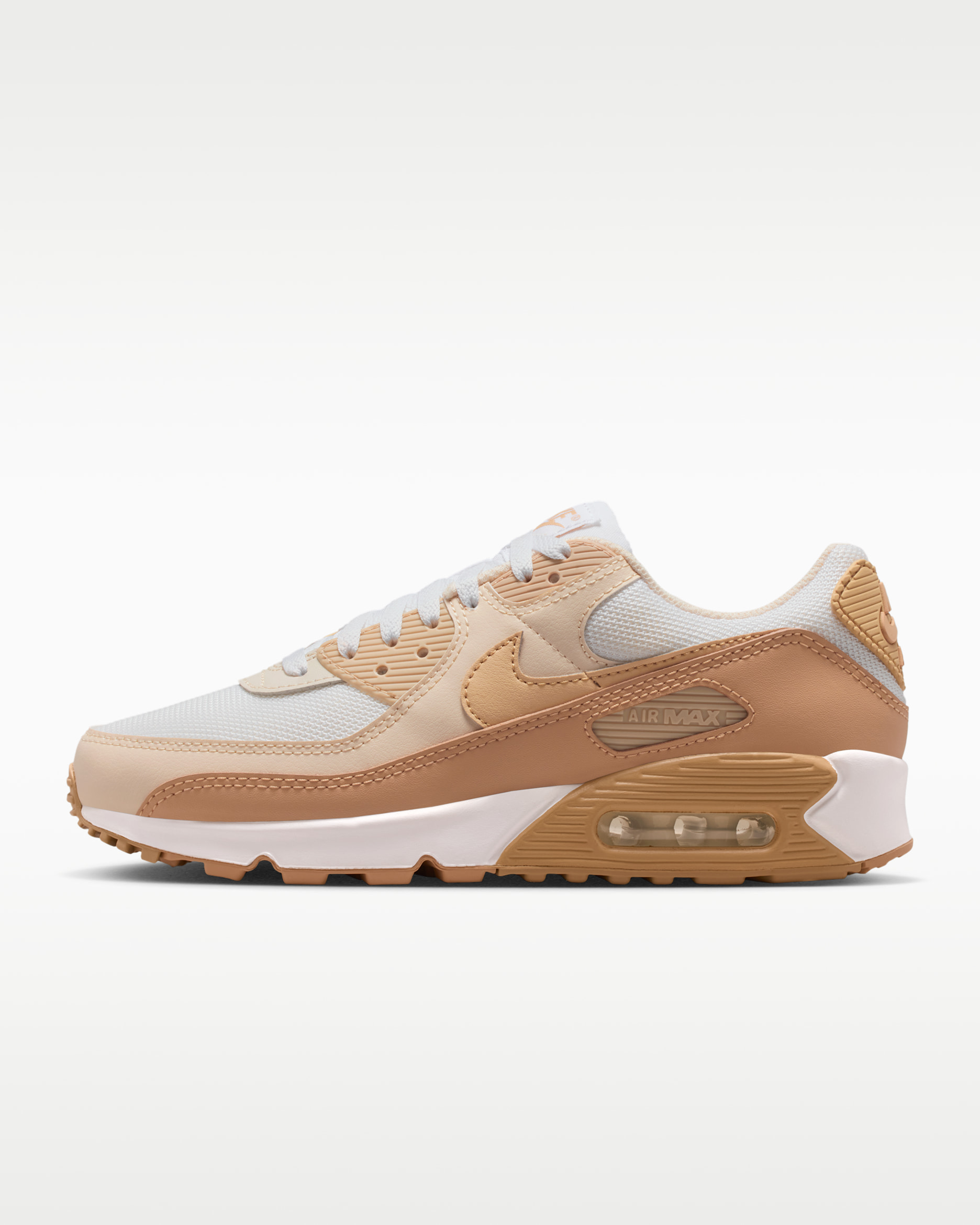 Nike Air Max 90 女鞋 - Hemp/Light Orewood Brown/Linen
