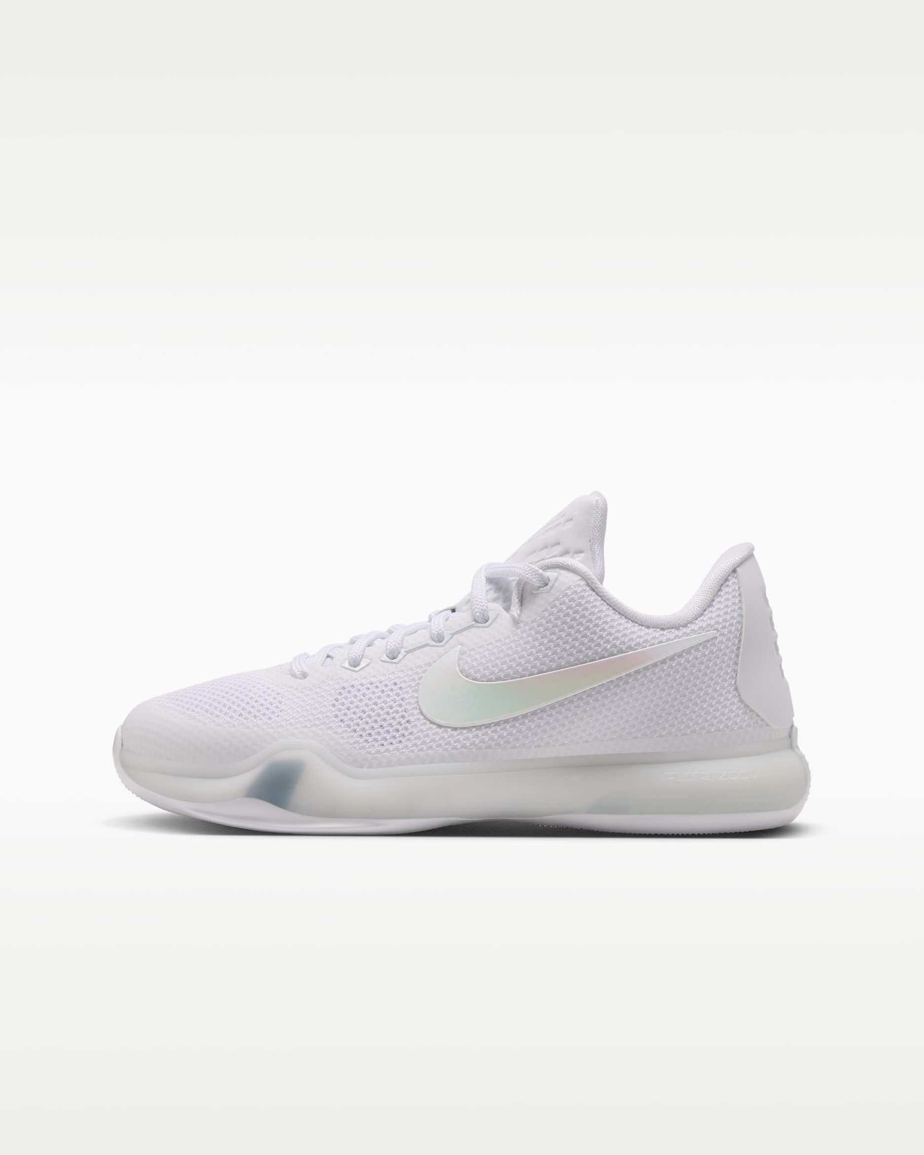 Kobe 10 Protro "Halo" Big Kids' Shoes - White/White