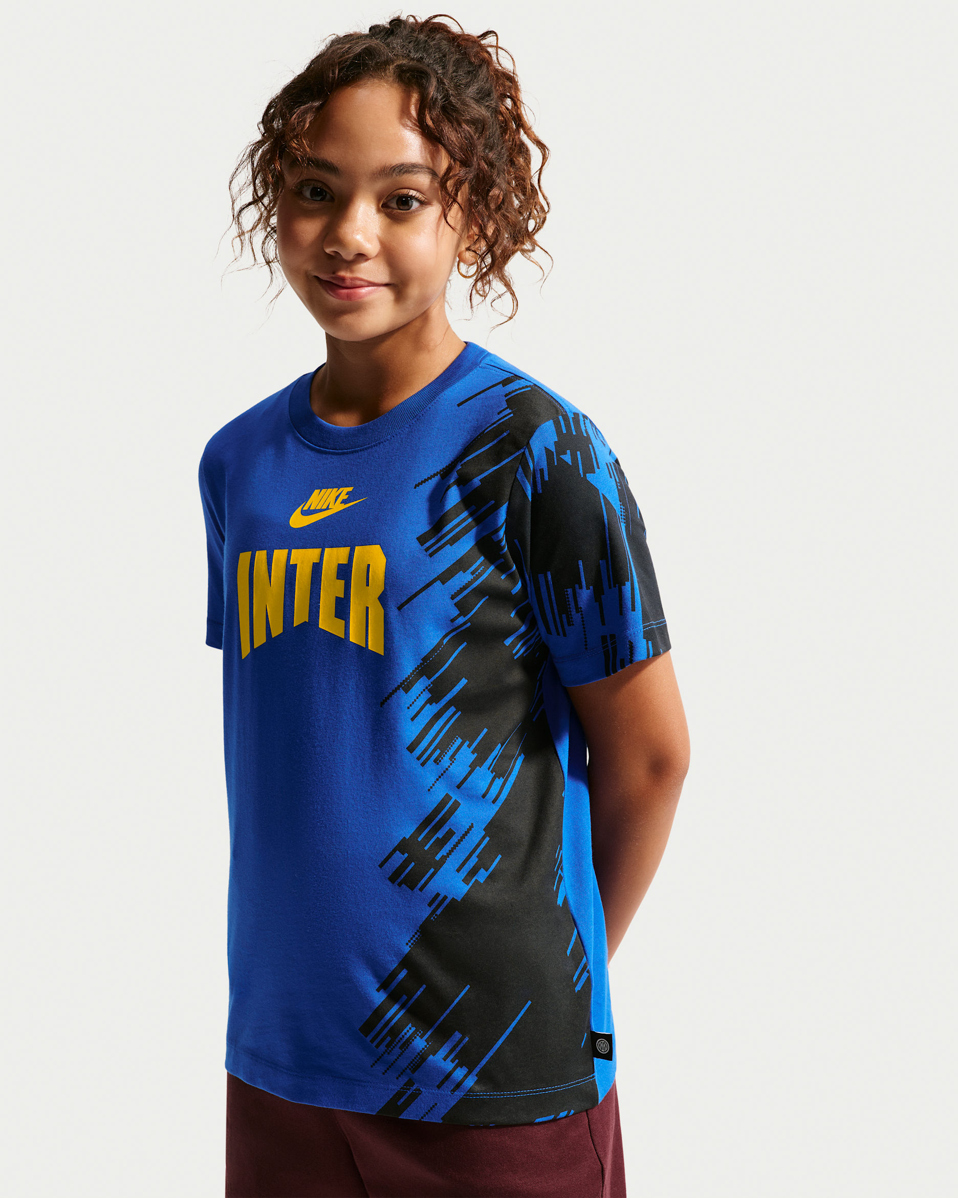 T-shirt Nike Football Inter Milan Premier pour pré-ado - Lyon Blue