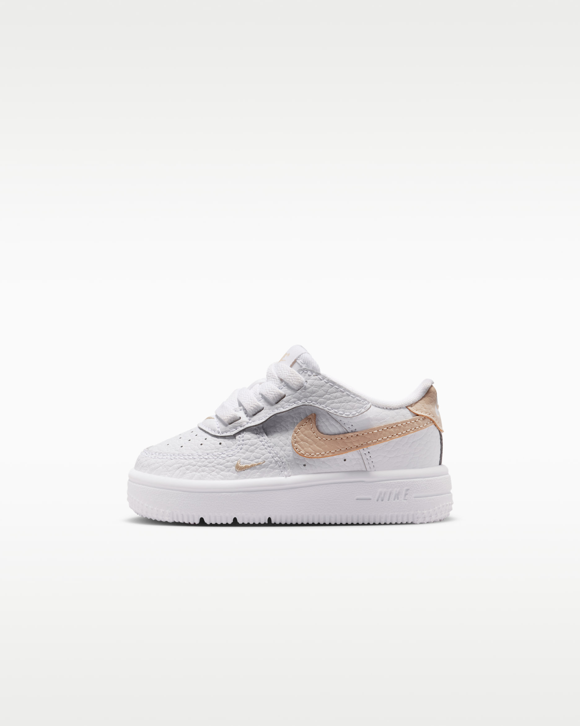 Παπούτσια Nike Force 1 Low EasyOn για βρέφη και νήπια - Λευκό/Rattan