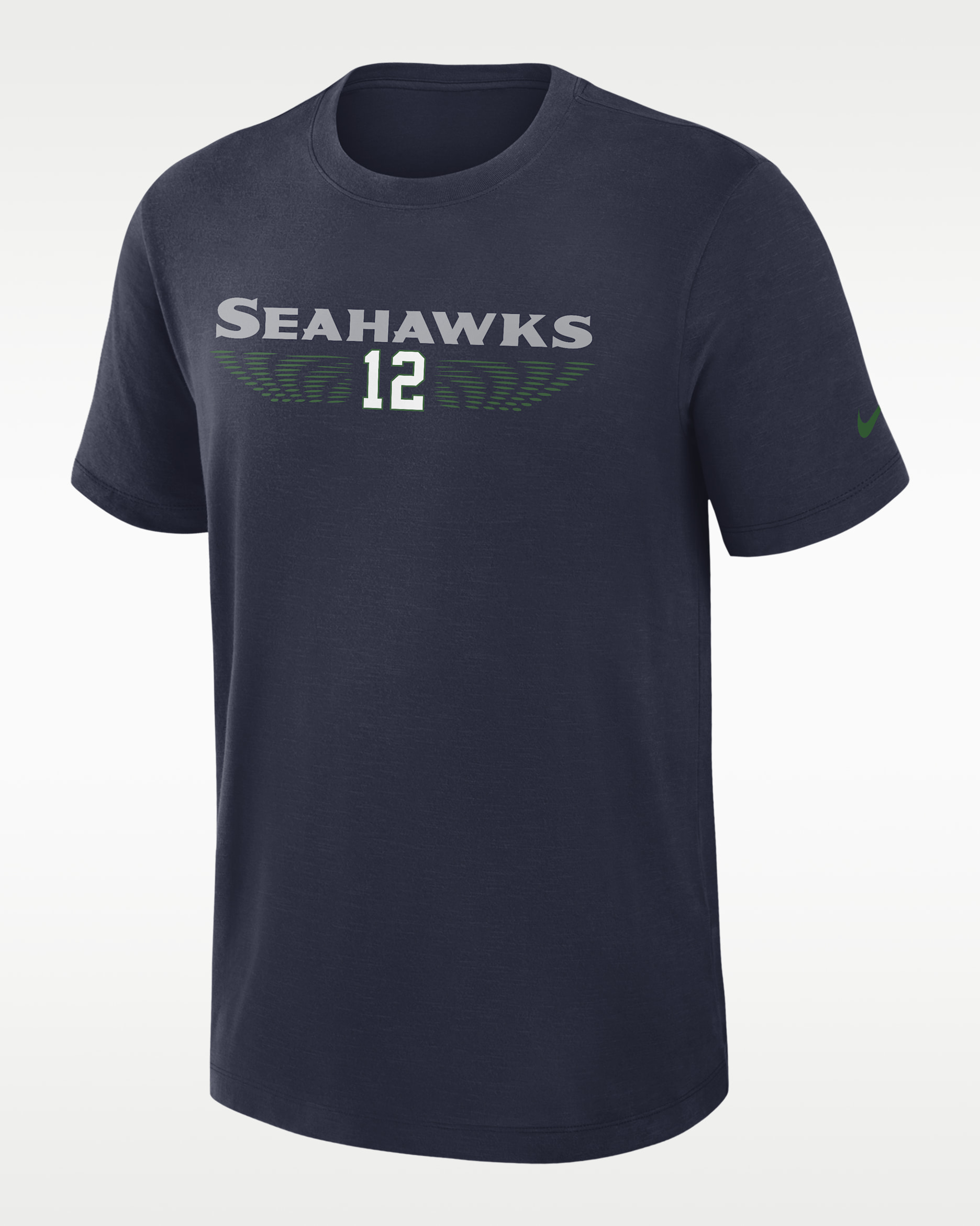 Seattle Seahawks Rivalries Collection Slub Men's Nike Dri-FIT NFL T-Shirt - Navy