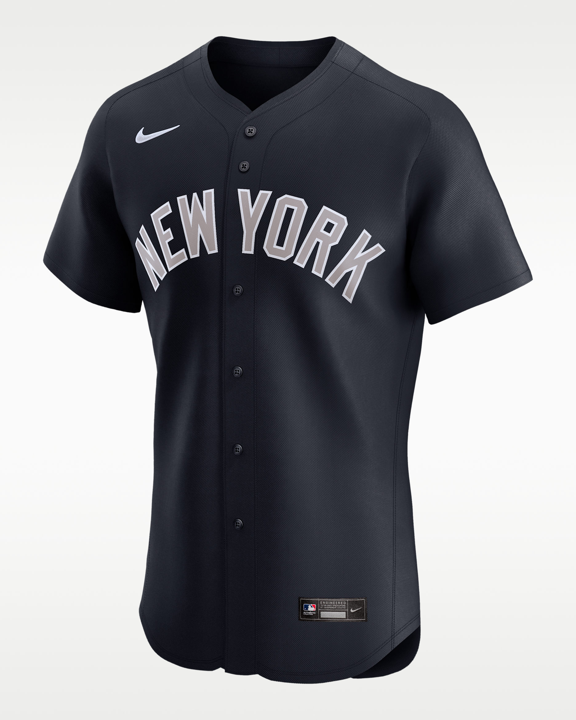 Jersey Nike Dri-FIT ADV de la MLB Elite para hombre Aaron Judge New York Yankees - Azul marino