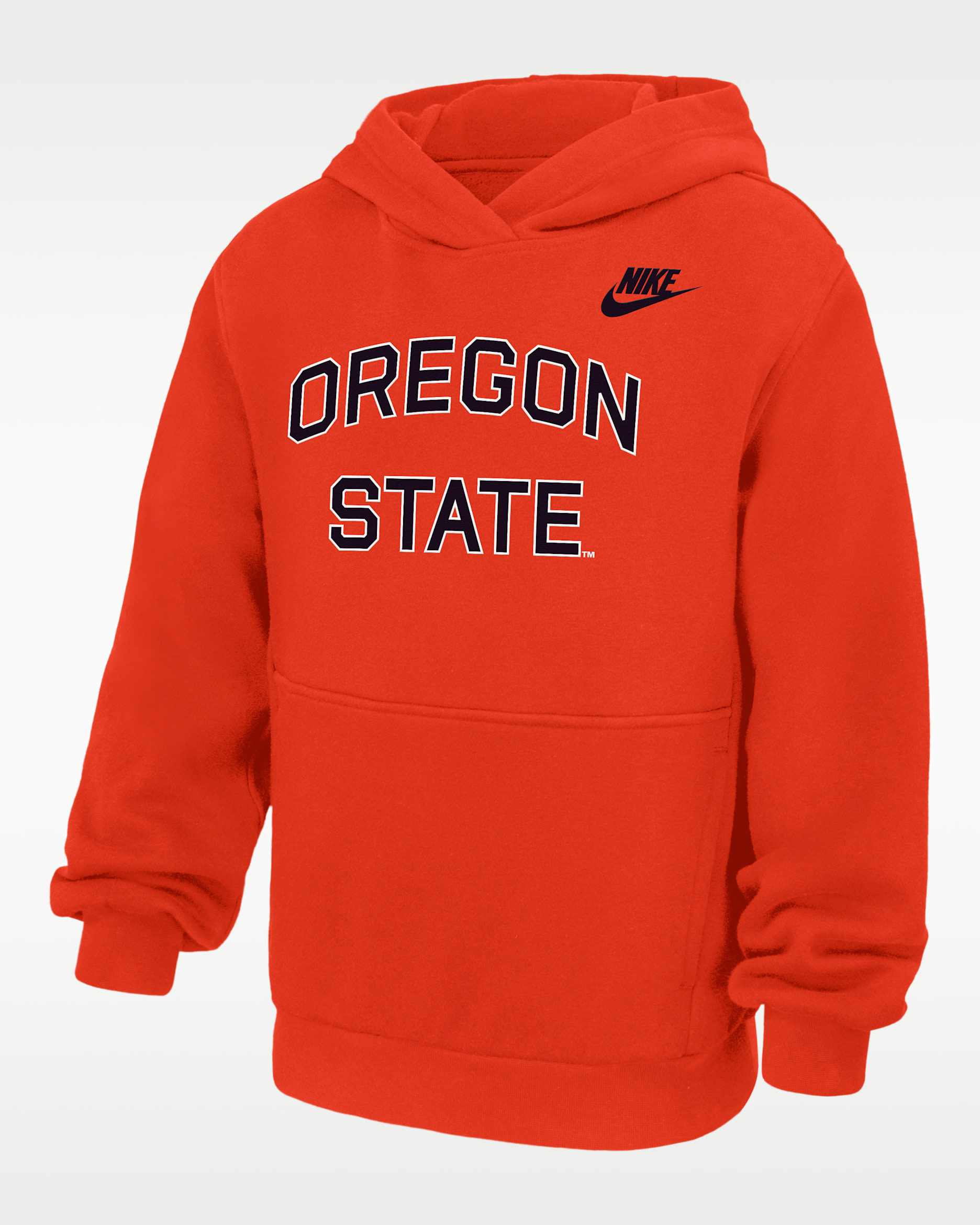 Oregon State Big Kids' Nike College Fleece Pullover Hoodie - Team Orange