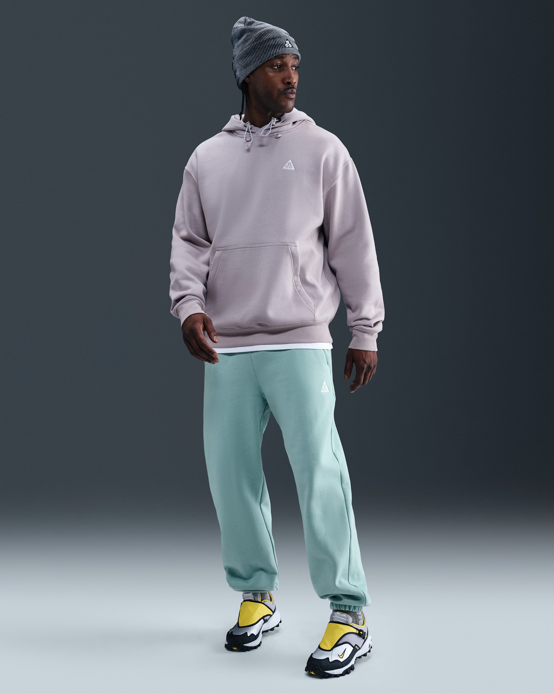 Pantalón Nike ACG "Tuff Fleece" - Cañón/Blanco cumbre