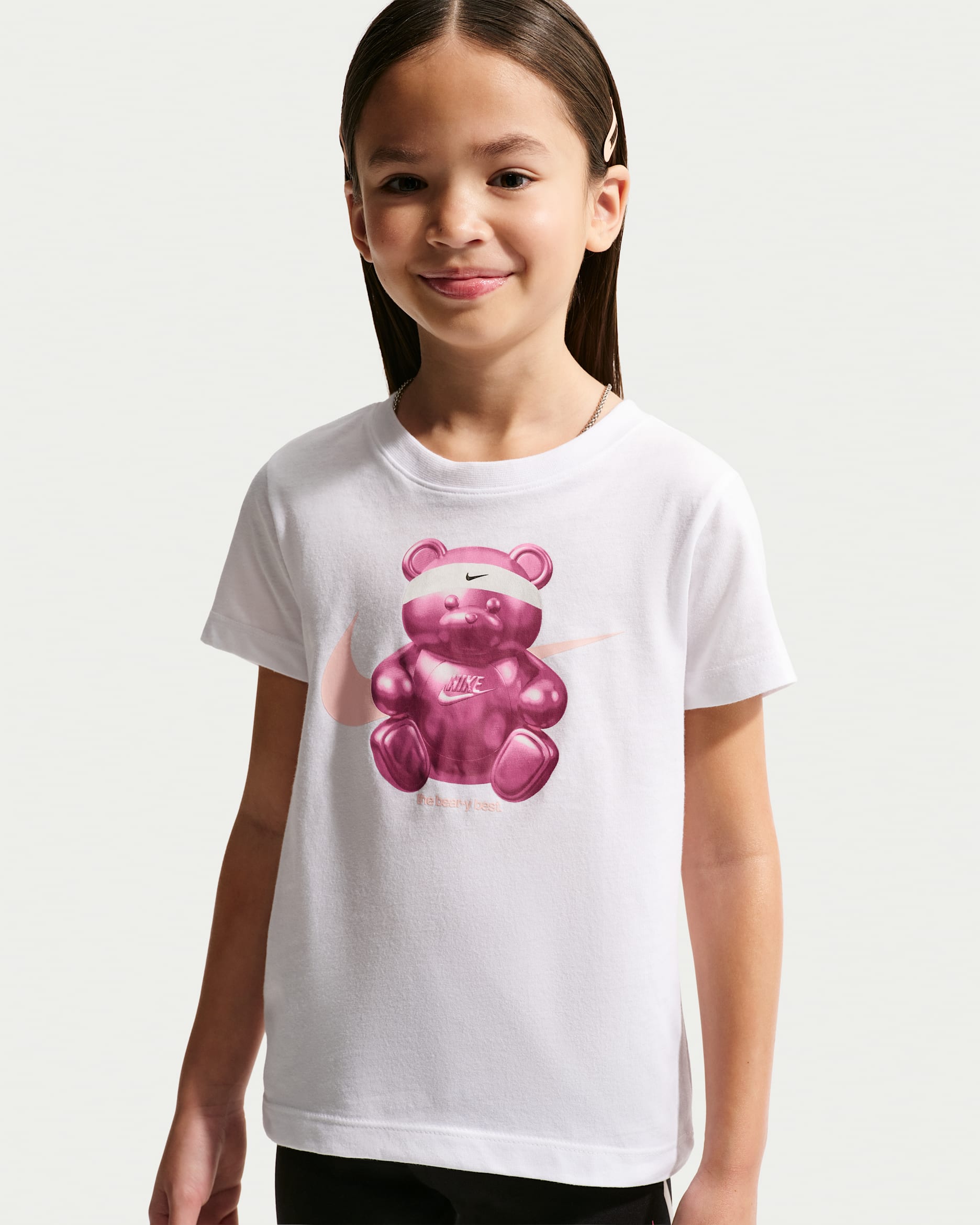 나이키 스포츠웨어 리틀 키즈 그래픽 티셔츠 - 화이트