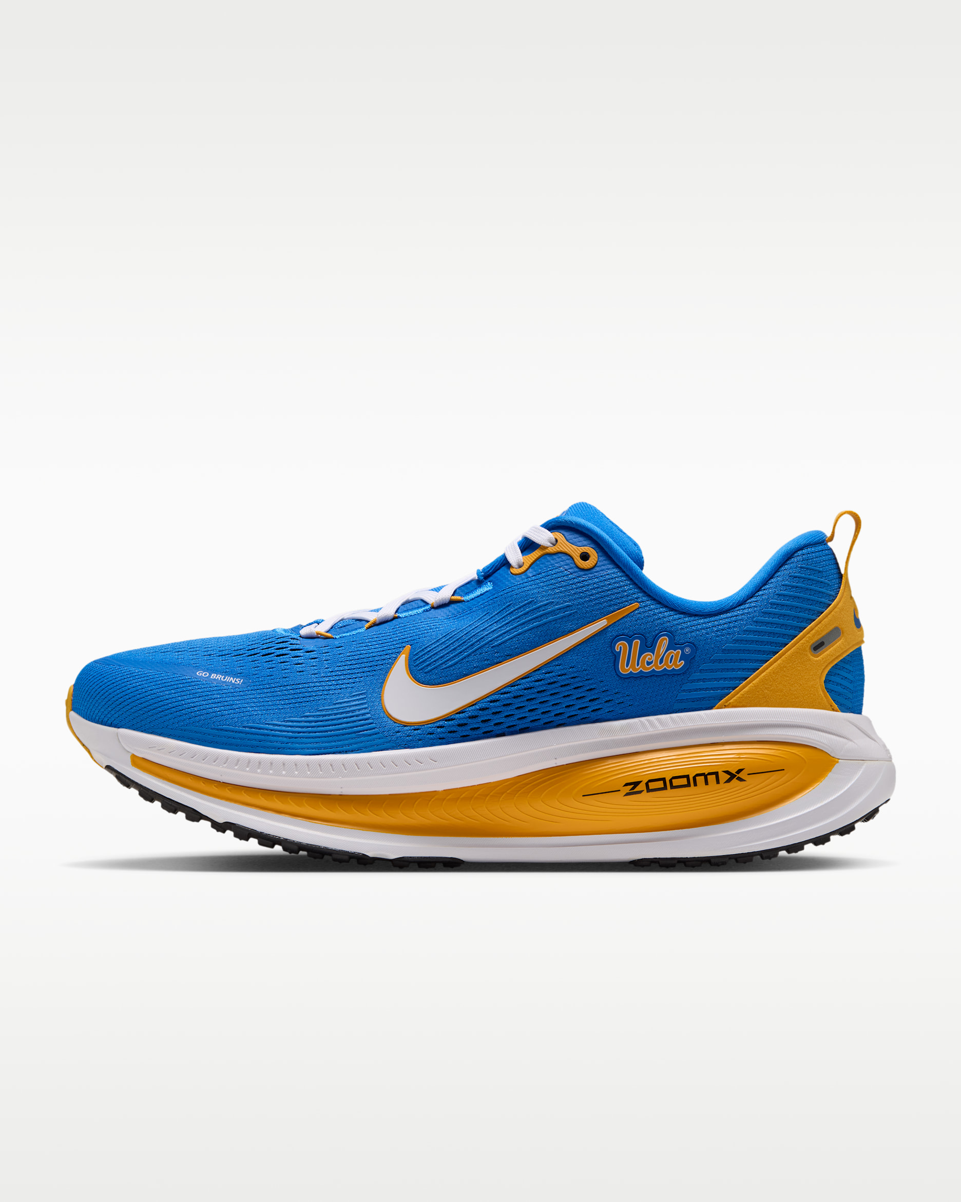 Nike College Vomero 18 (UCLA) Men's Road Running Shoes - Signal Blue/Gold/White
