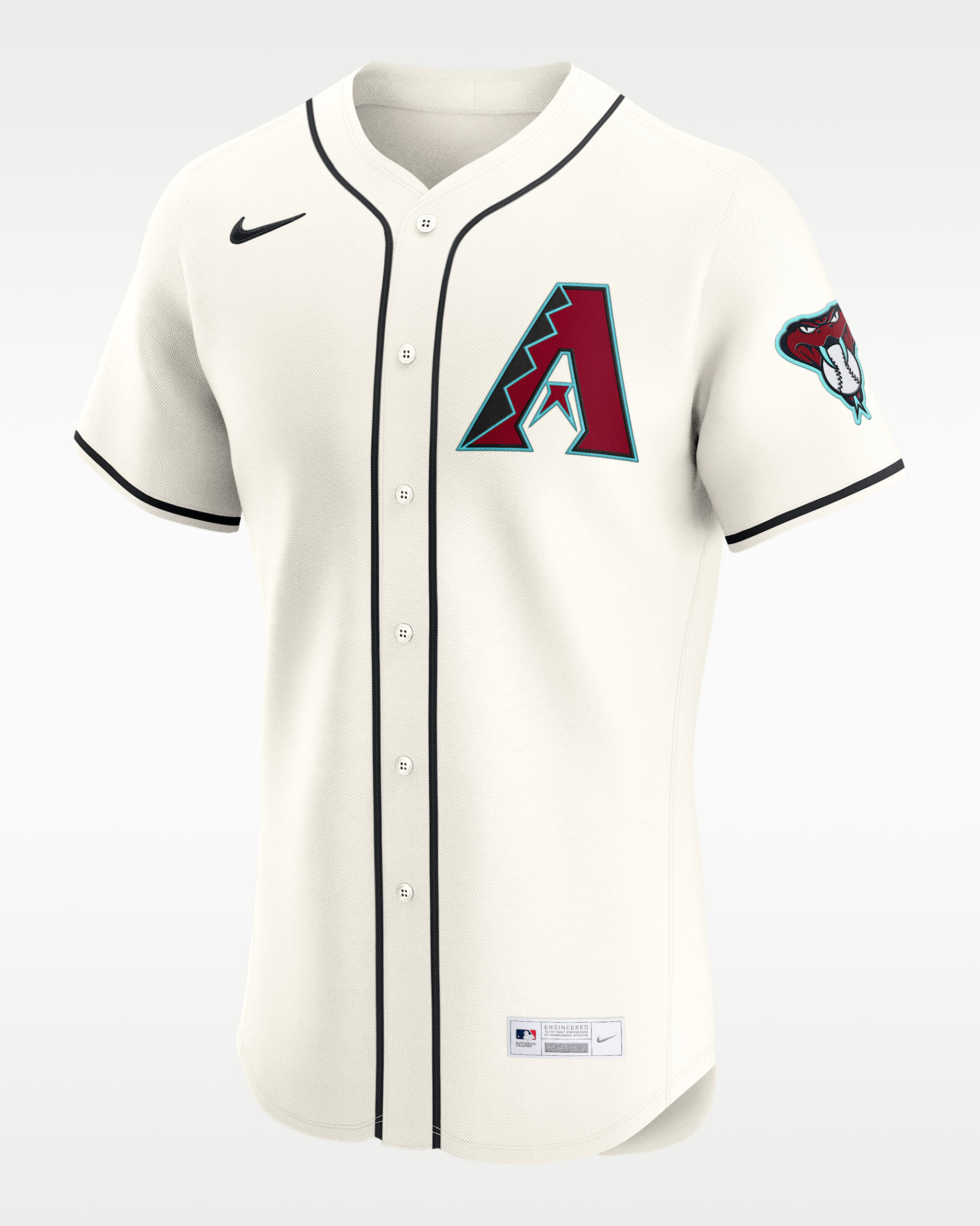 Lourdes Gurriel Jr. Arizona Diamondbacks Men's Nike Dri-FIT MLB Elite Jersey - Cream