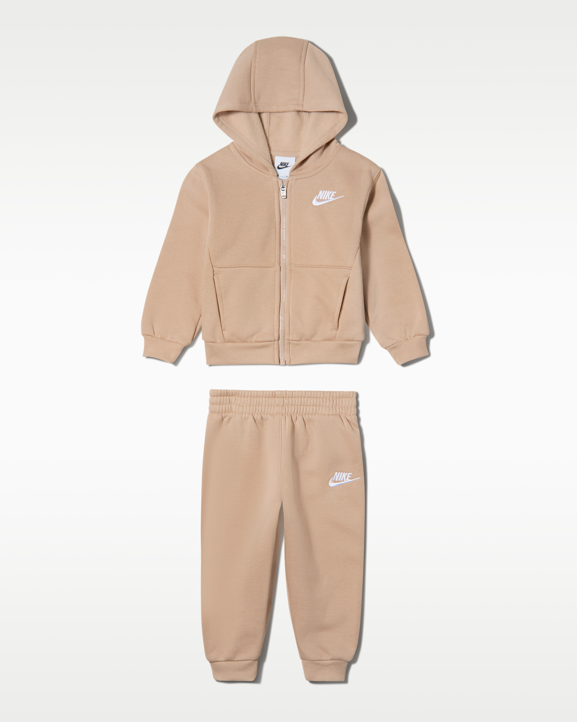 Nike Baby (12-24M) 2-Piece Club Full-Zip Set - Linen