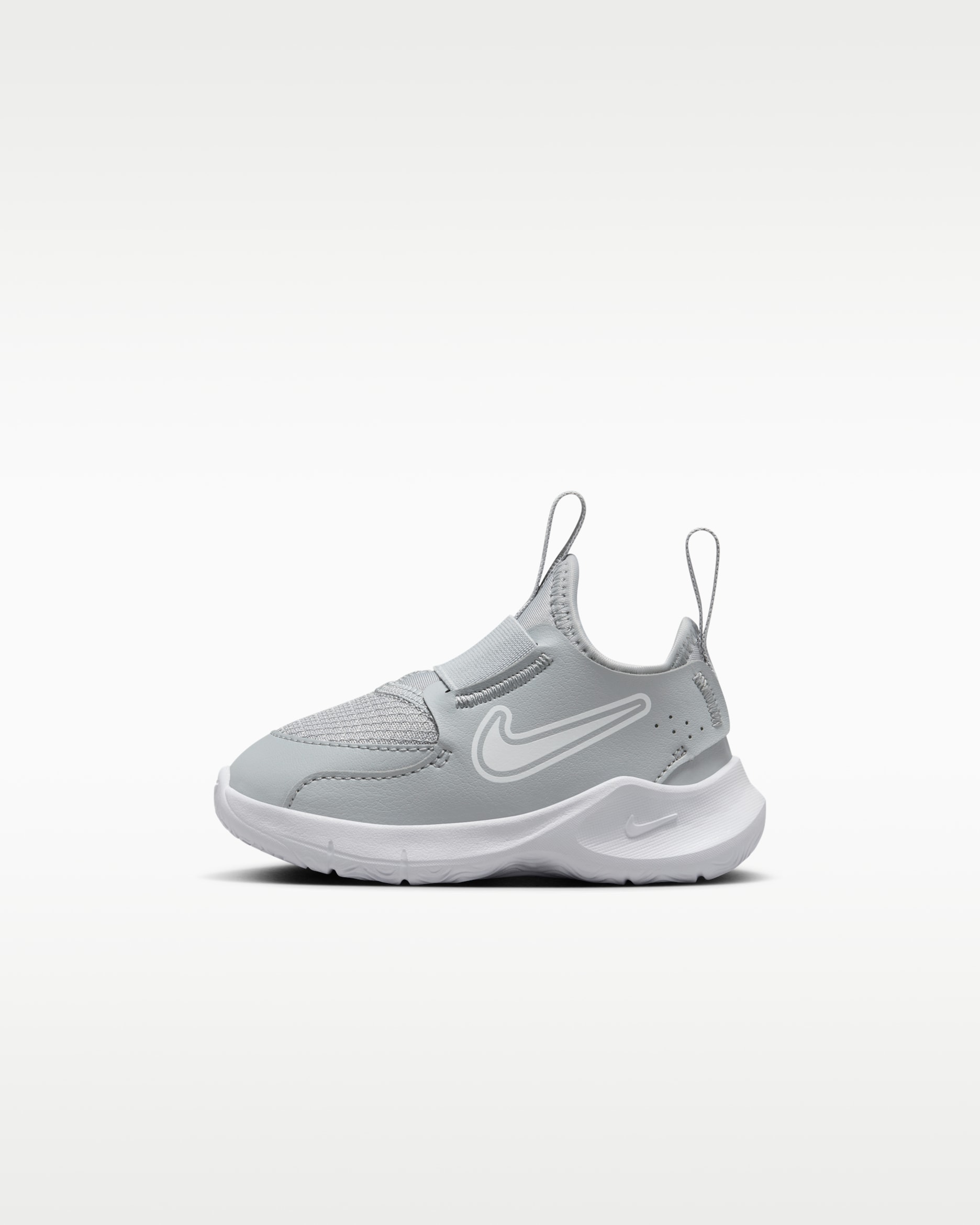 Nike Flex Runner 3 Baby/Toddler Shoes - Wolf Grey/White