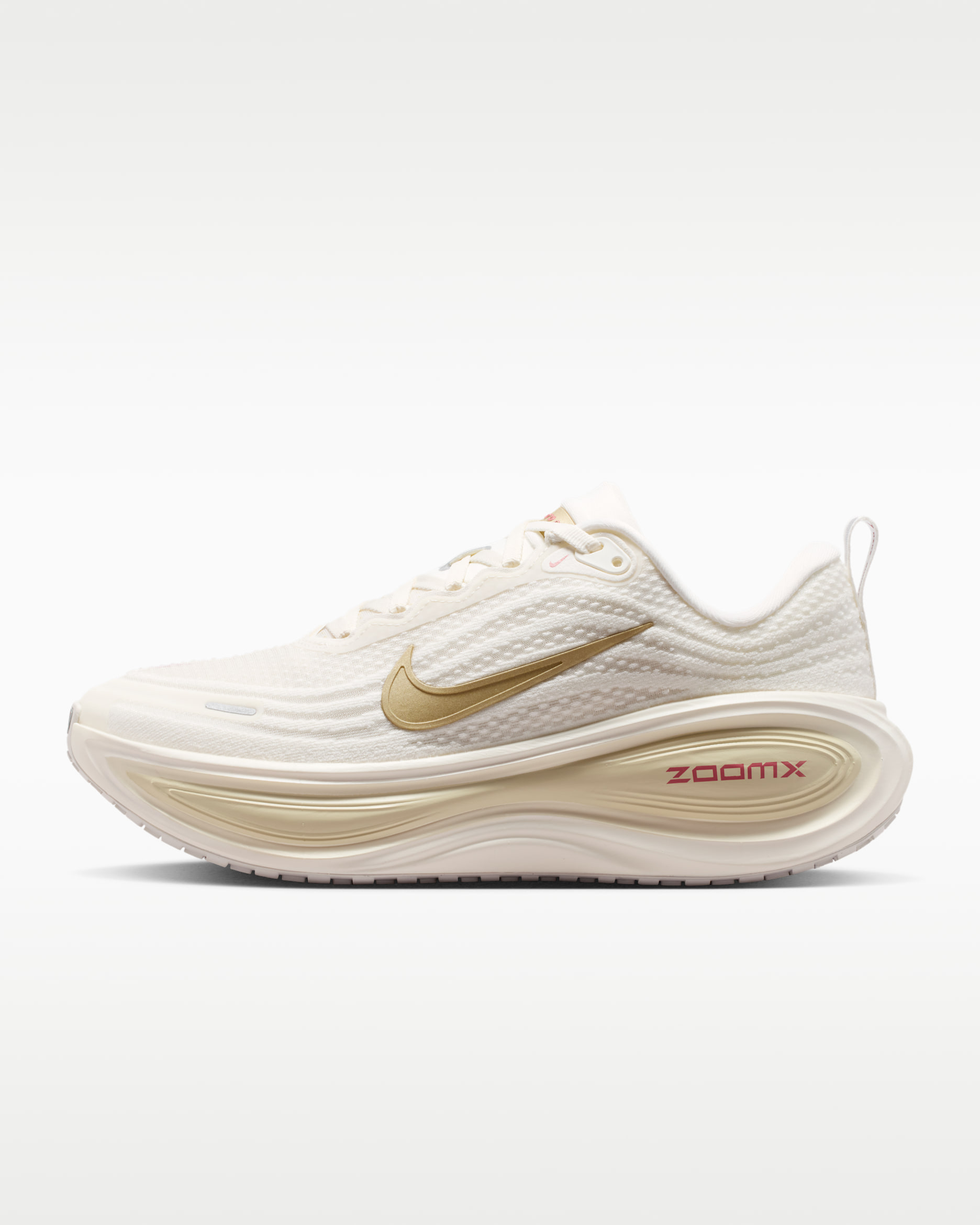 Chaussure de running sur route Nike Vomero Plus pour femme - Sail/Light Khaki/Natural/Metallic Gold Grain