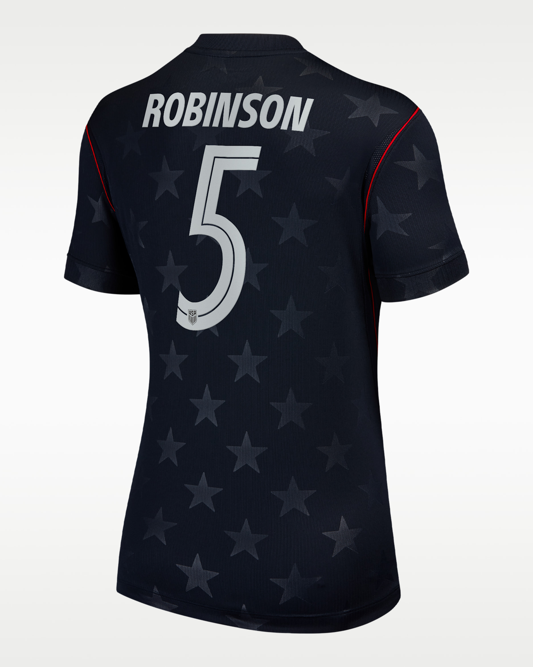 Jersey de futbol Nike Dri-FIT de Antonee Robinson del USMNT visitante 2026 Stadium para mujer - Azul marino universitario