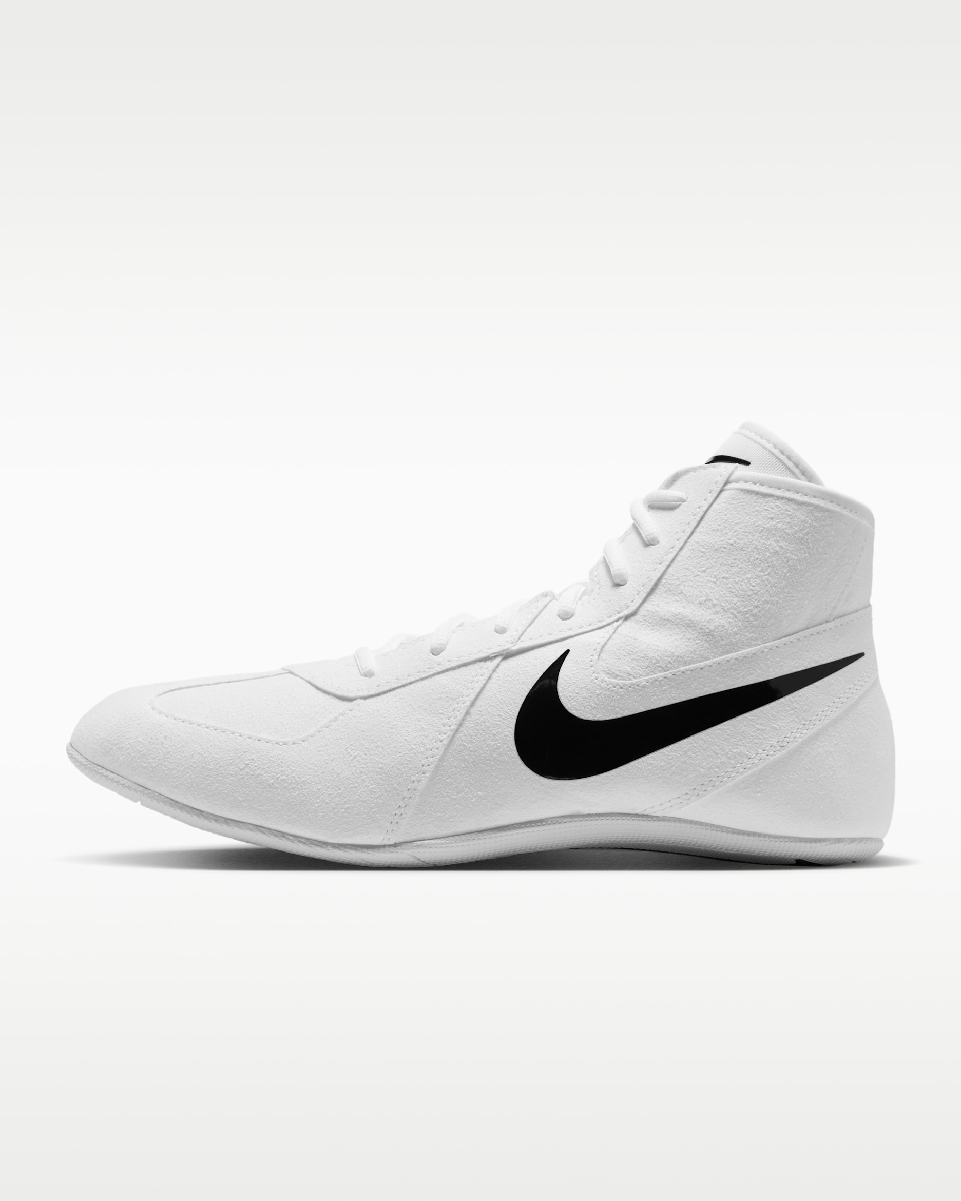 Nike Footsweep 2 Men's Wrestling Shoes - White/Black