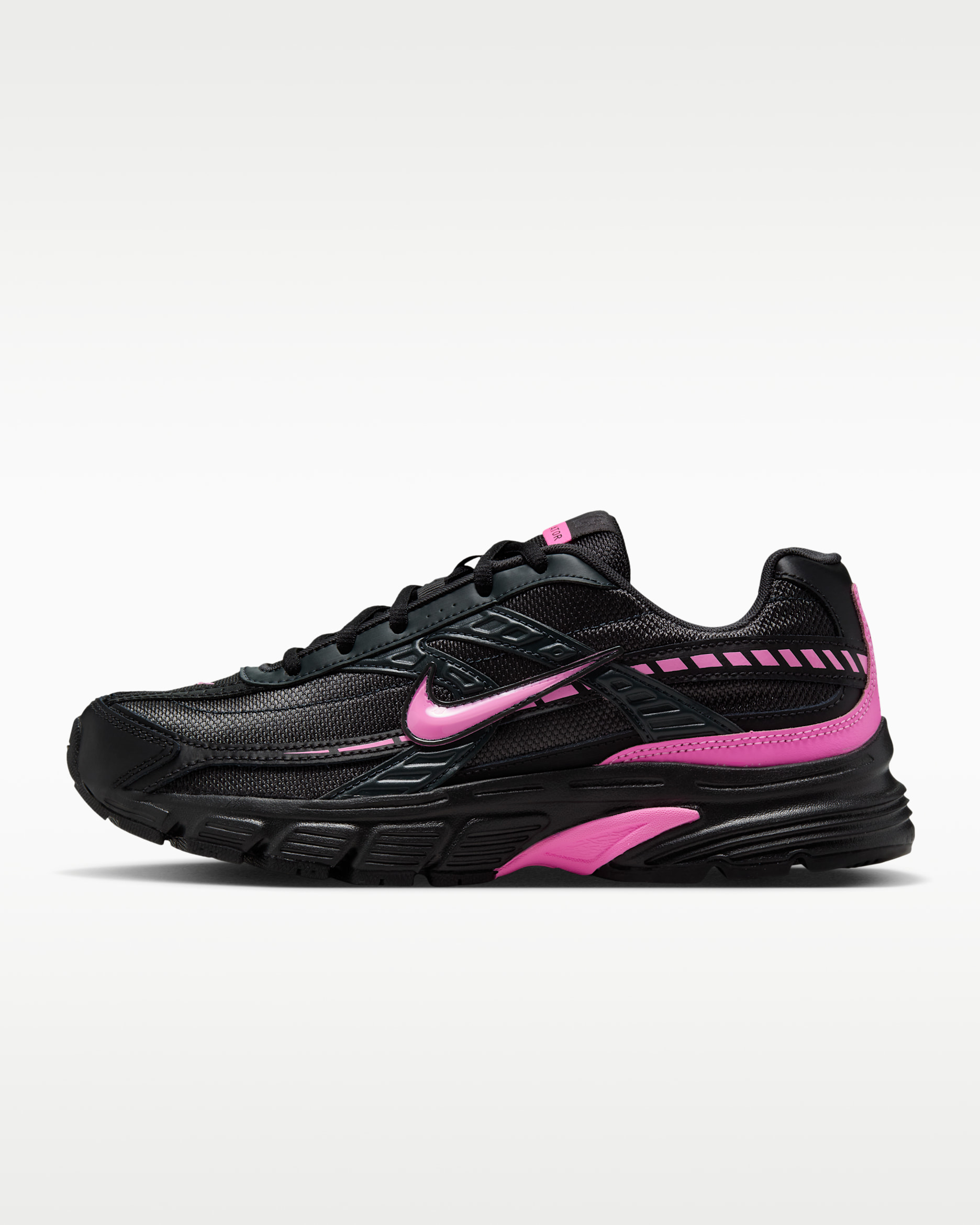 Tenis para mujer Nike Initiator - Negro/Gris humo oscuro/Hechizo rosa
