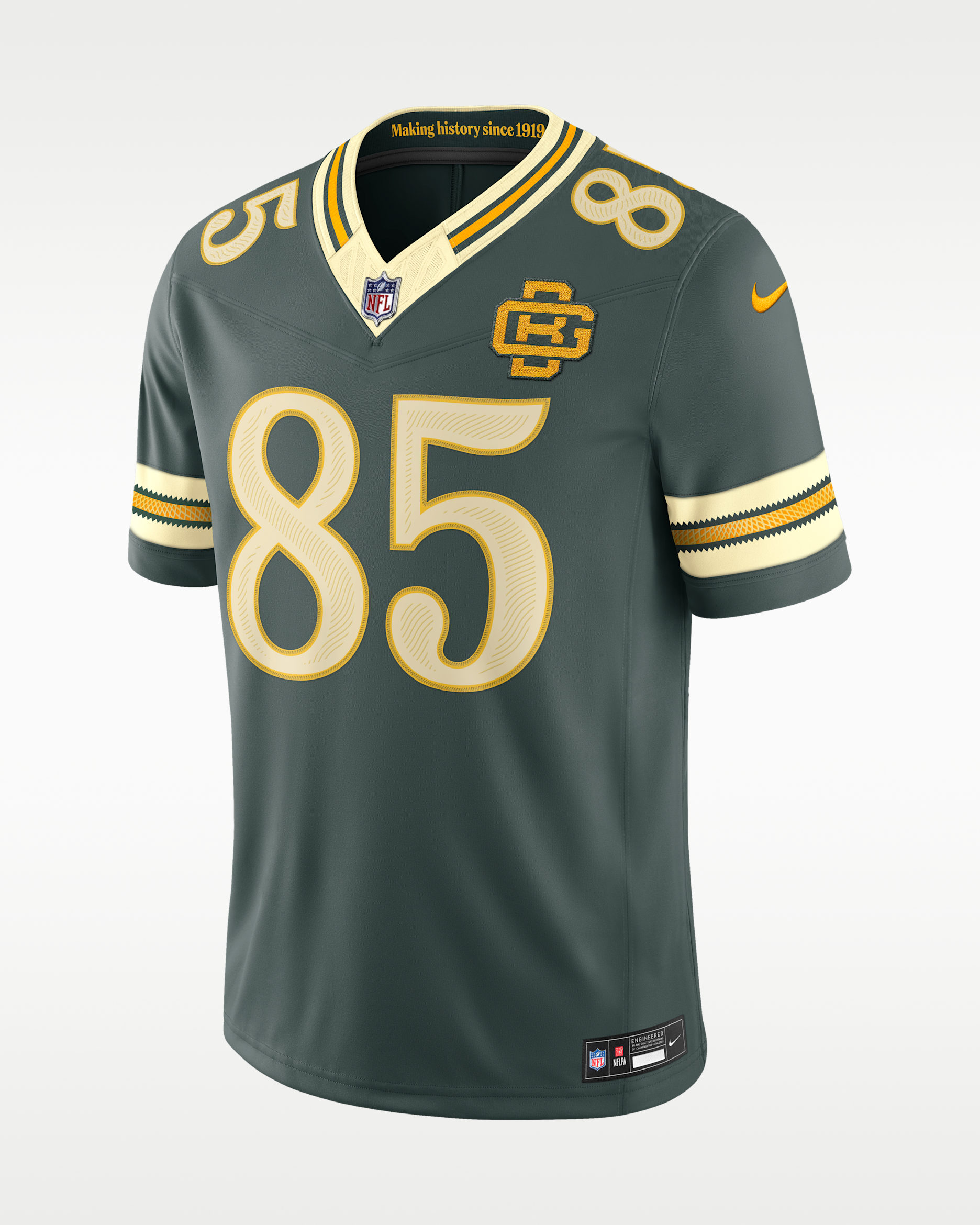 Tucker Kraft Green Bay Packers Rivalries Collection Men's Nike Dri-FIT NFL Limited Jersey - Green