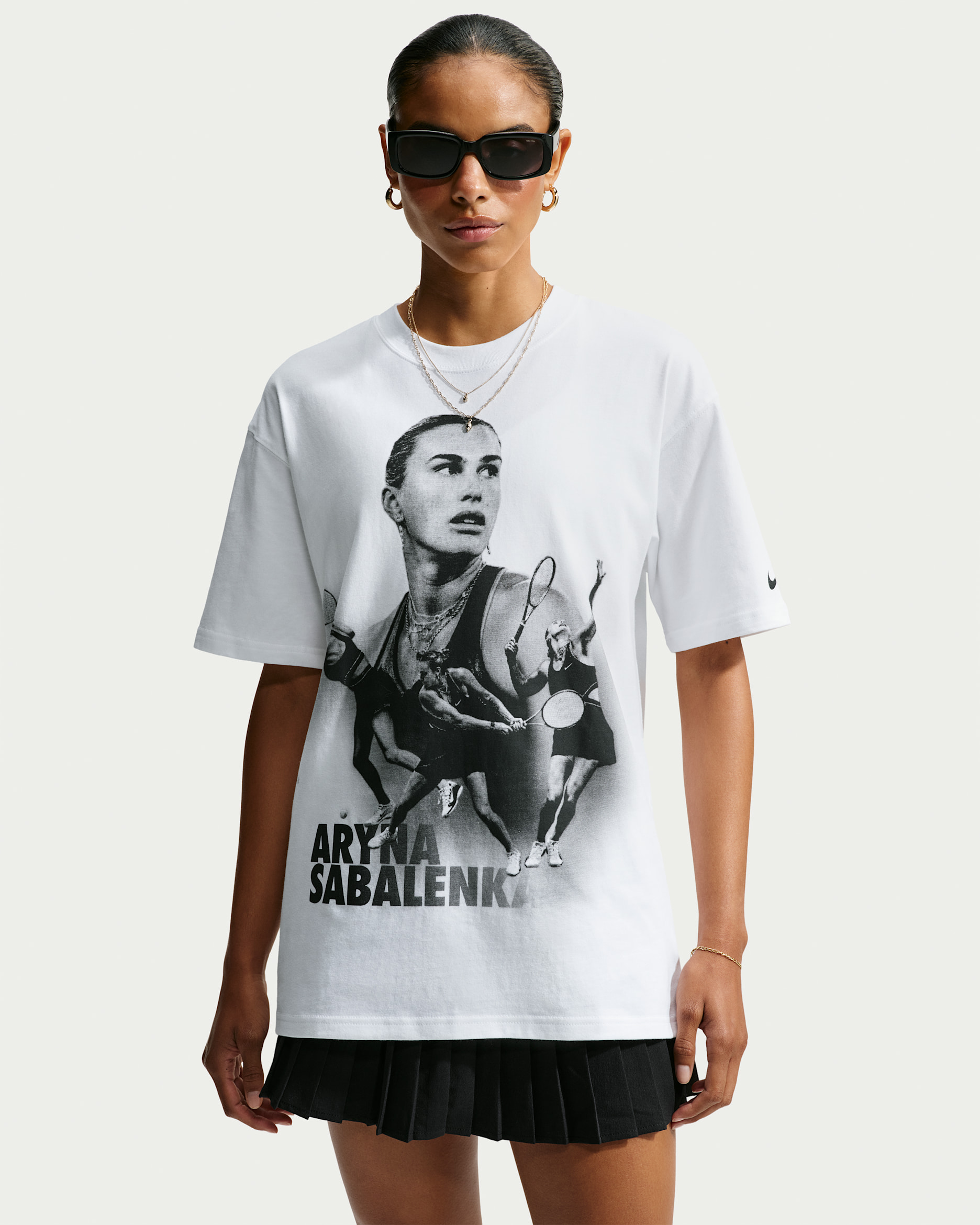 NikeCourt 'Aryna Sabalenka' Women's Dri-FIT Tennis T-Shirt - White
