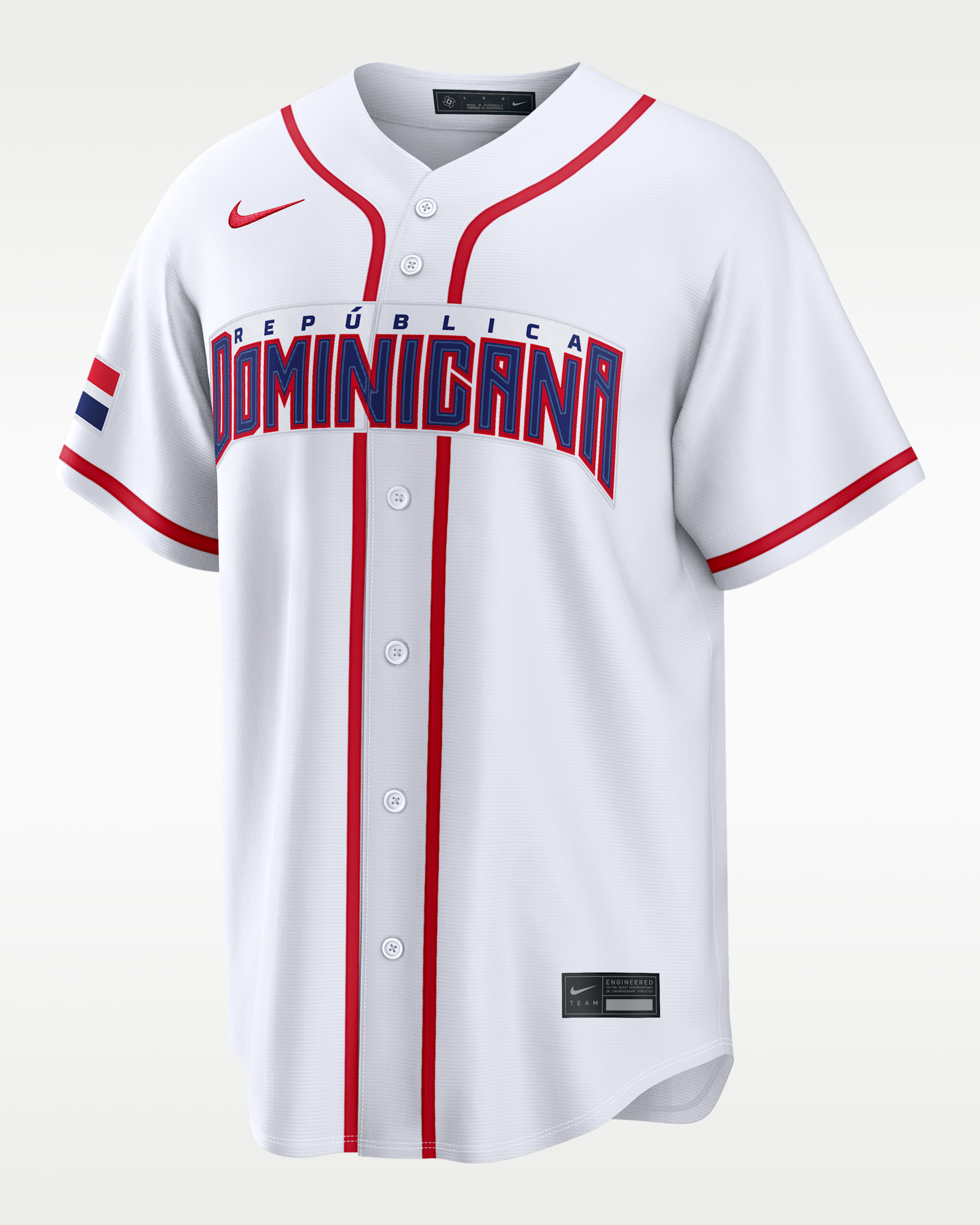 Jersey Nike Stadium para hombre Vladimir Guerrero Jr. Dominican Republic National Baseball Team 2026 World Baseball Classic - Blanco